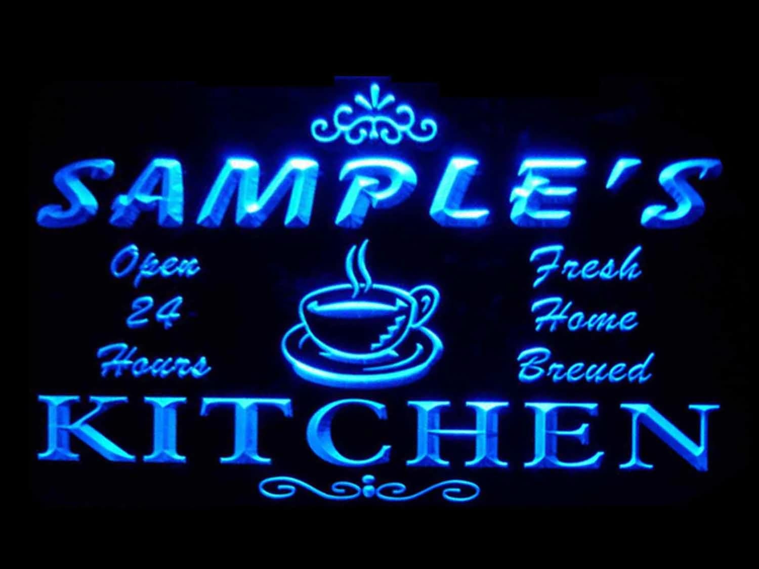 Name Personalized Custom Mom Kitchen Bar Neon Sign st3-pc-tm - image 5
