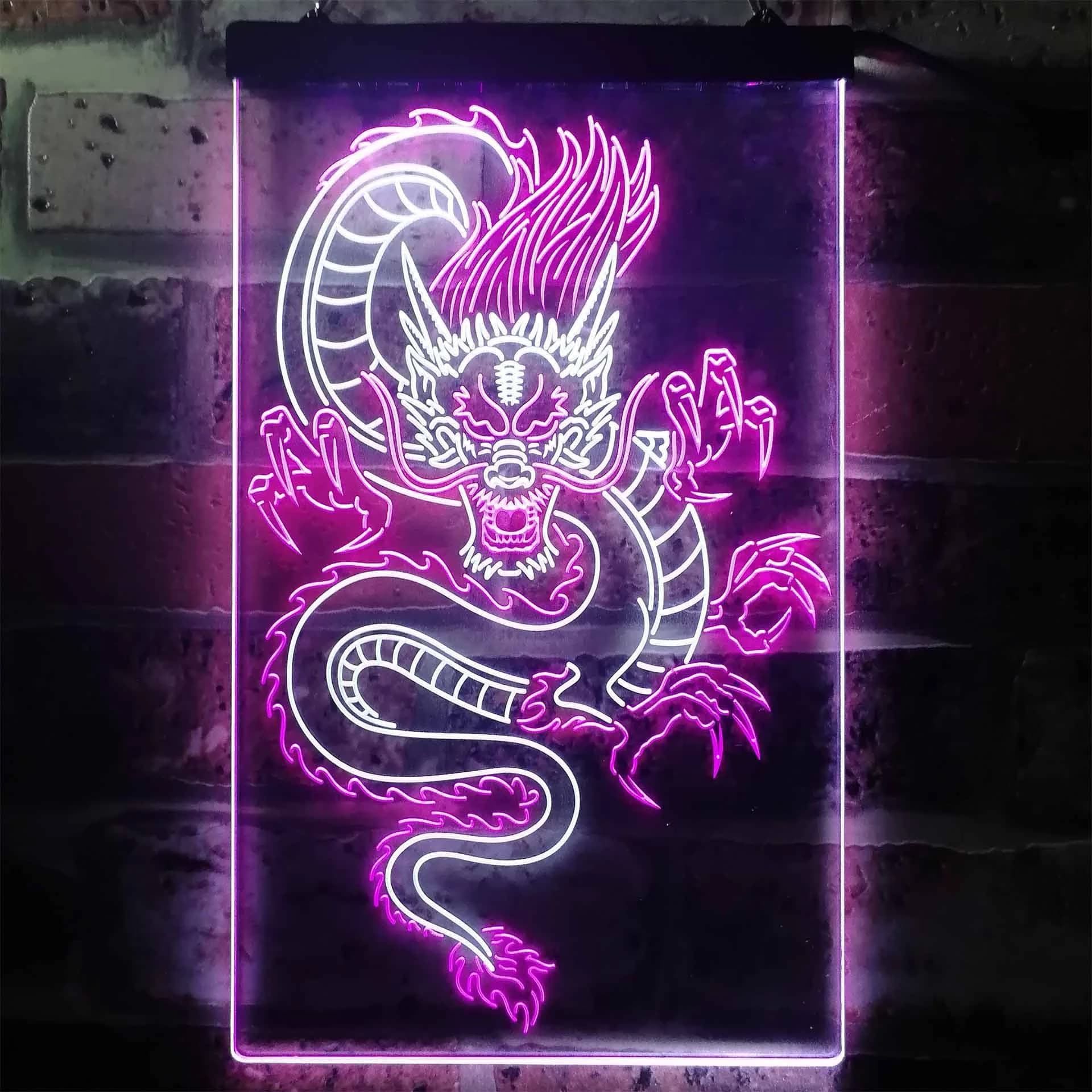 Chinese Dragon Room Display Dual Color LED Neon Sign st6-i3225 - image 5