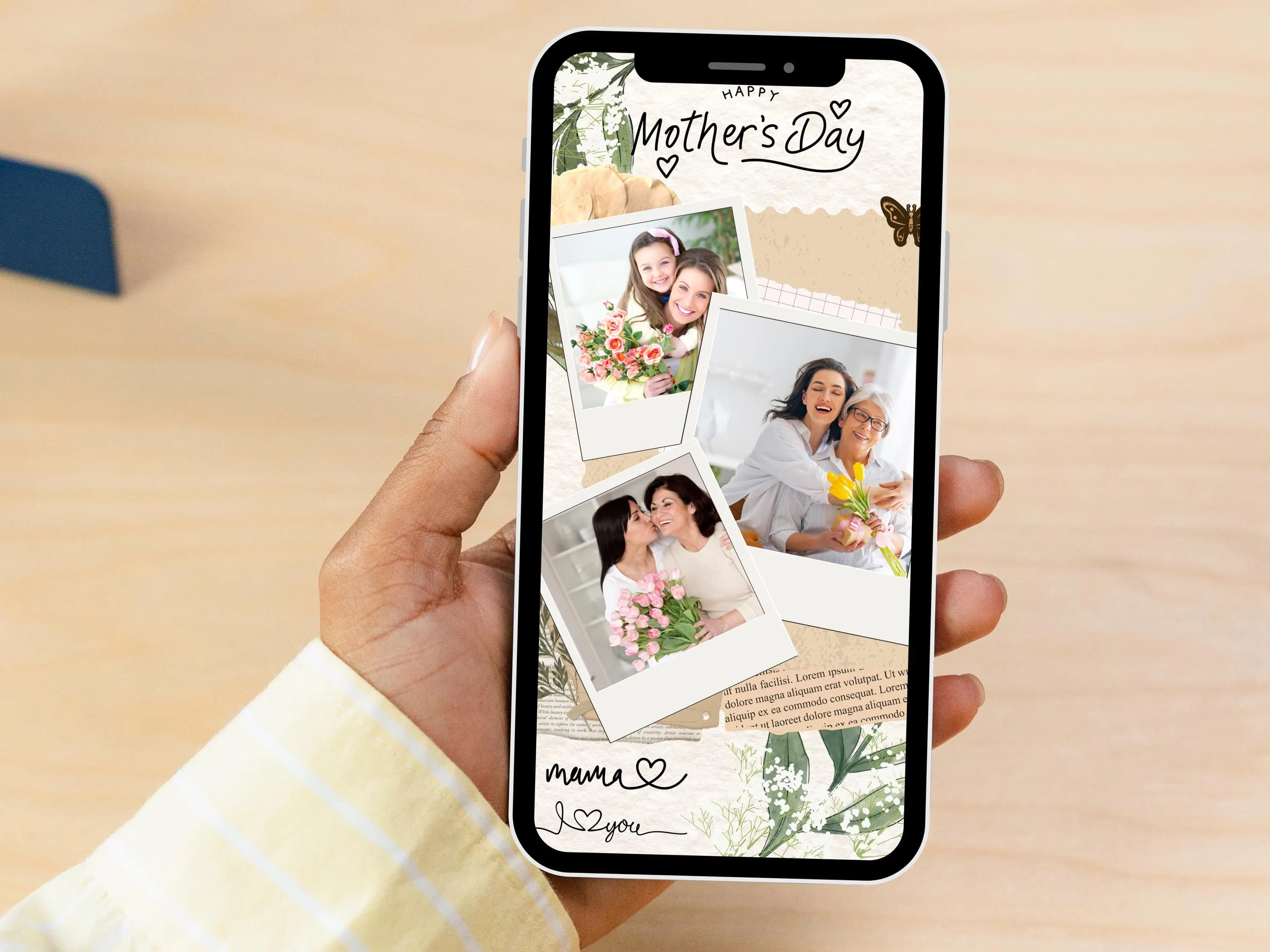 Editable Mother's Day Video Card: Canva Template (Instant Download) - image 3