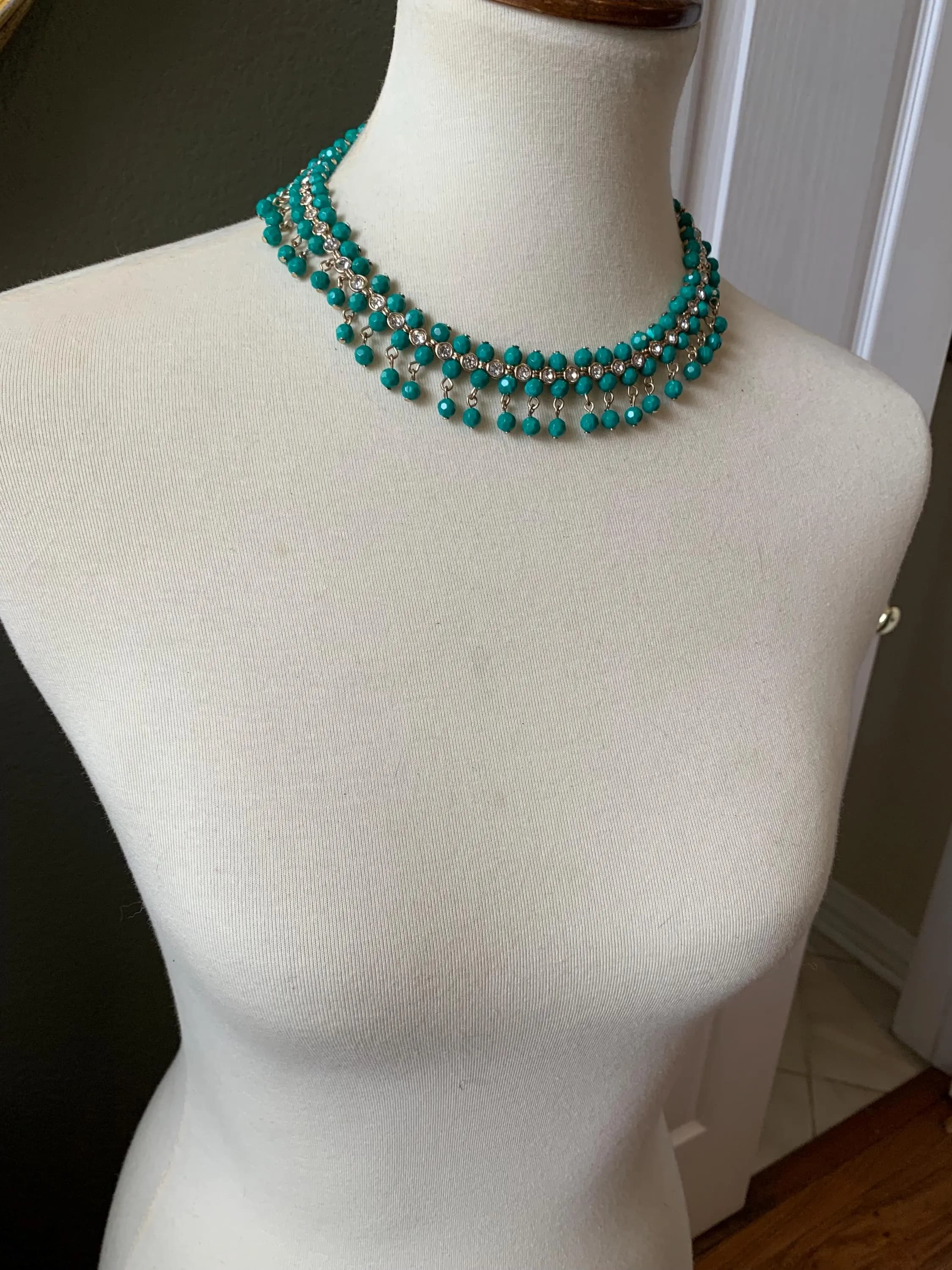 Vintage Avon Emerald Green Necklace - image 5