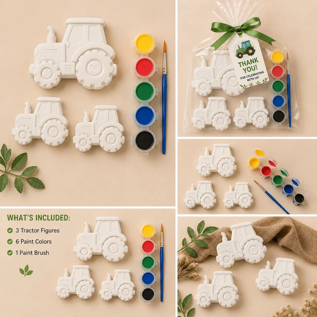 Tractor Kids Painting Kit – DIY Farm Craft Gift Box - image 3