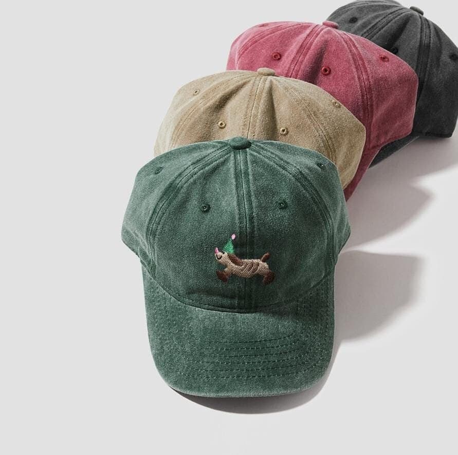Custom Embroidered Pink Baseball Hat Personalized Initial Cap, 90s Style 25090302 - image 3
