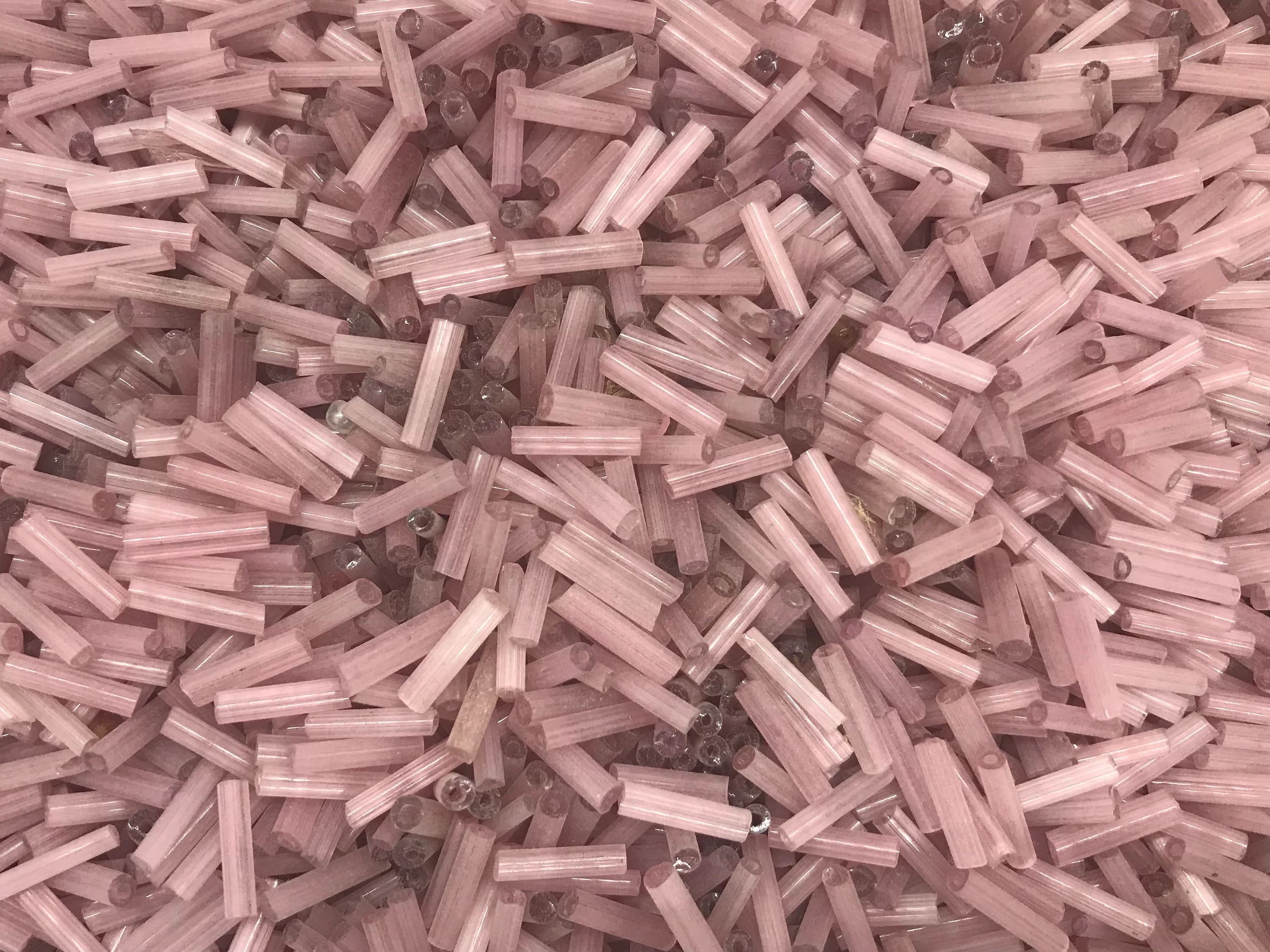 10 gr vintage Venetian spacer beads, vintage murano beads for embroidery, vintage bugle beads, pastel fringe beads for jewelry, 10 gr, C42 - image 5