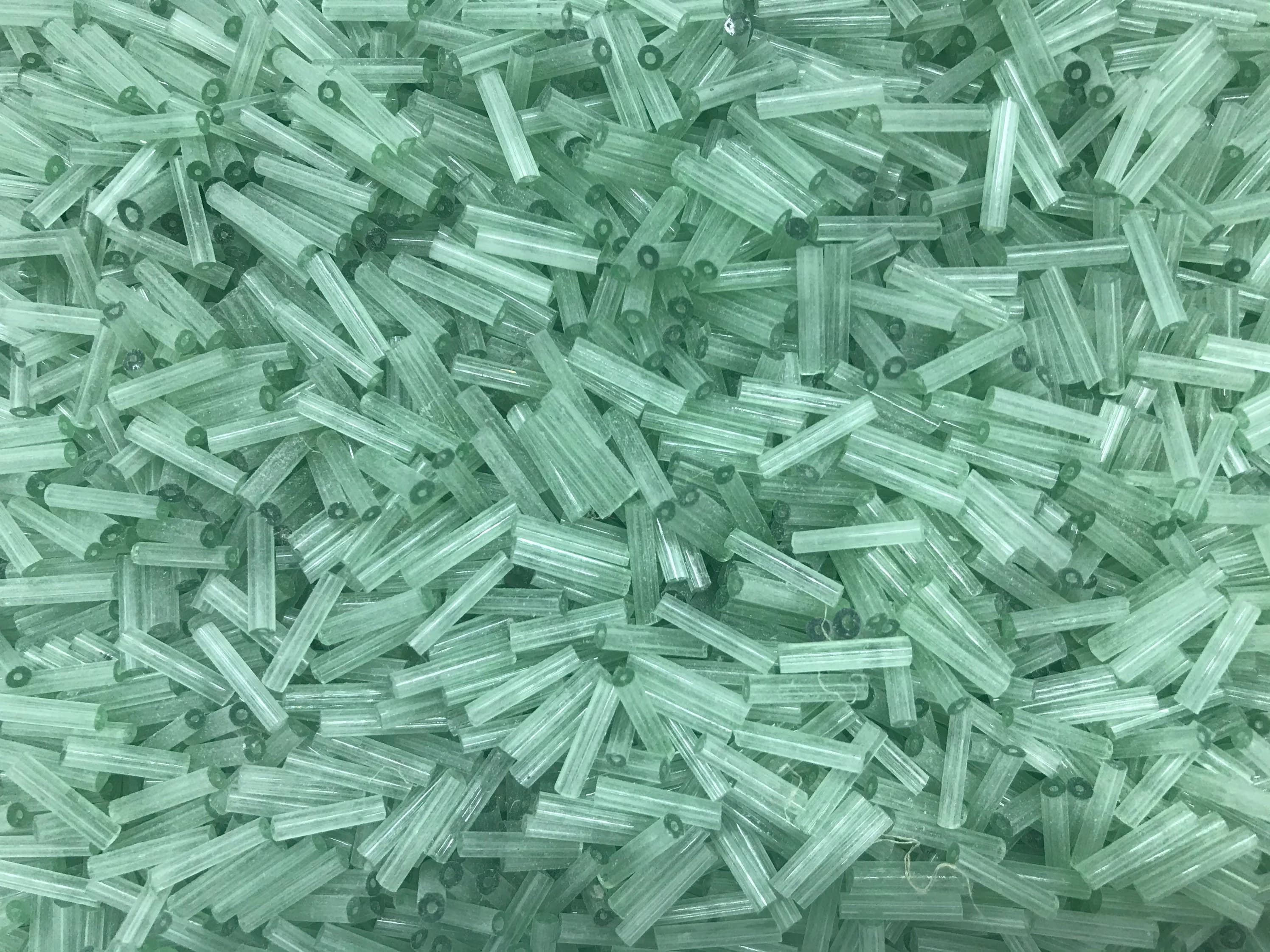 10 gr vintage Venetian spacer beads, vintage murano beads for embroidery, vintage bugle beads, pastel fringe beads for jewelry, 10 gr, C42 - image 4