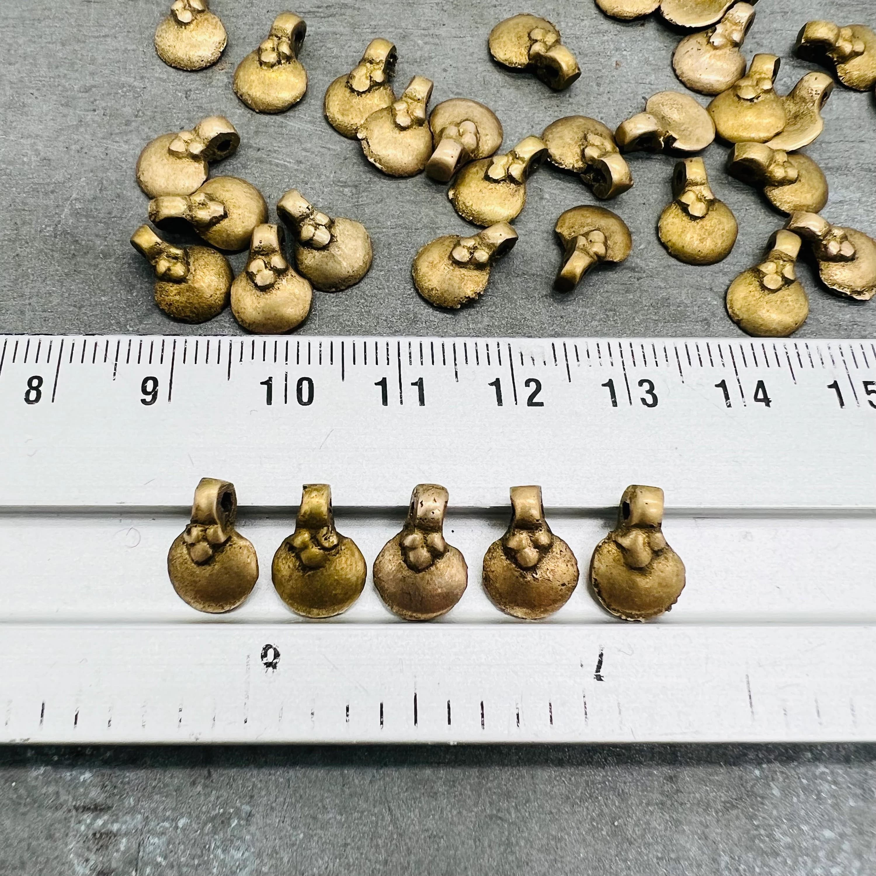 10 small charm pendants, lucky coin pendant charms, disc charms for jewelry making, bracelet charms, good luck pendant, disc pendant coin - image 5