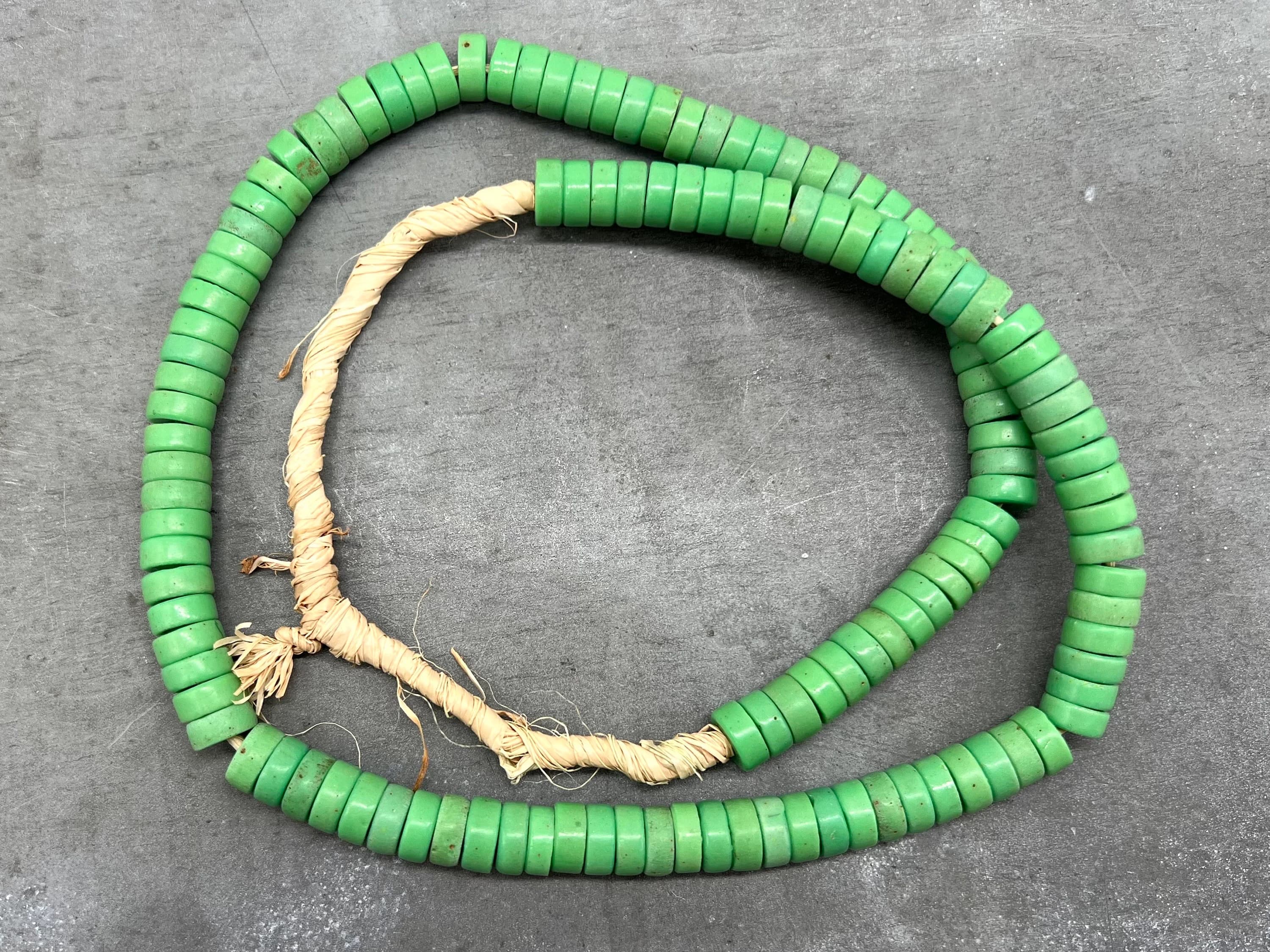Czech glass beads strand, small African beads, vintage trade beads, small beads, old czech beads for bracelets, vintage beads for jewelry - image 4