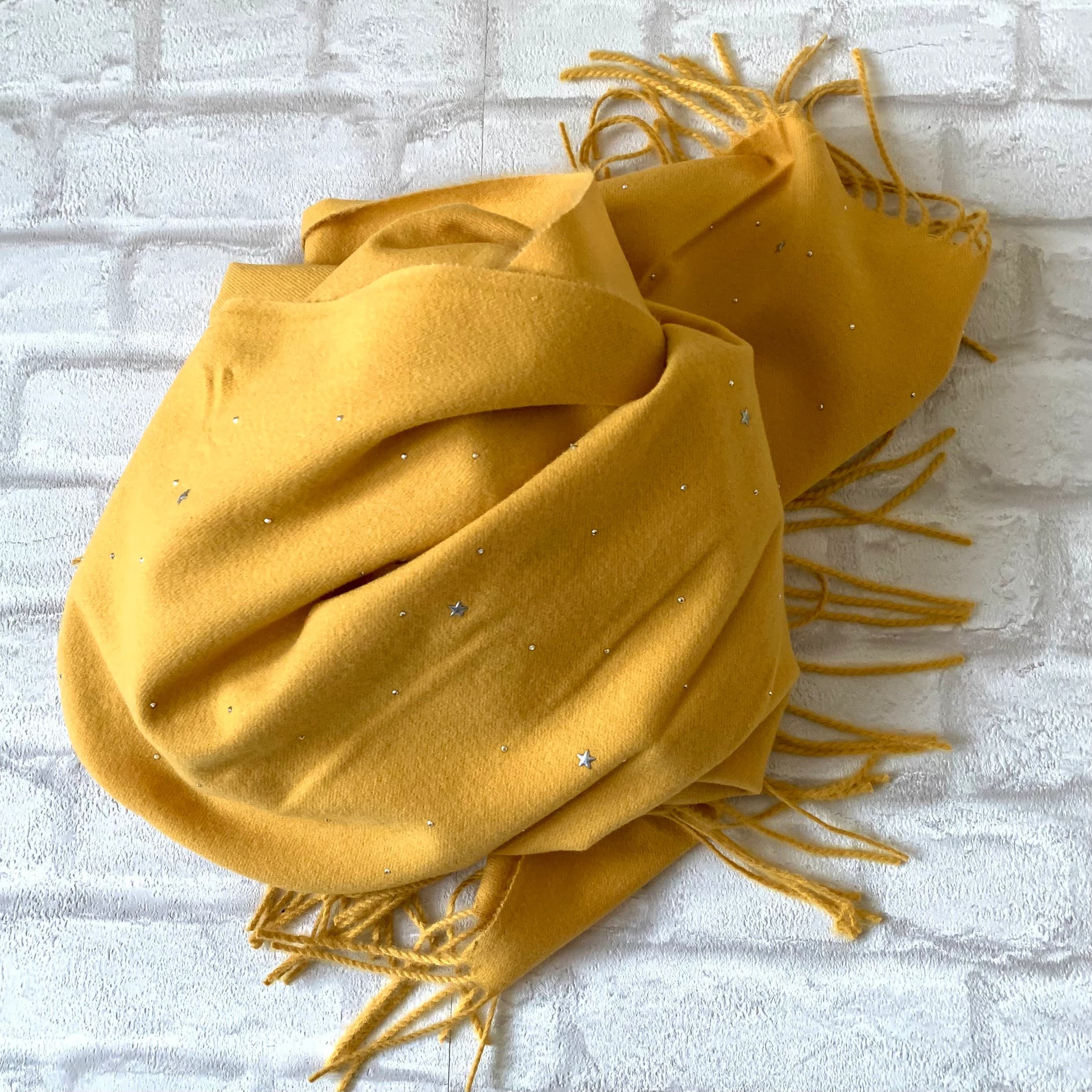 Star Embellished Pashmina Scarf: Women's Shawl, Hijab Head Wrap - image 5