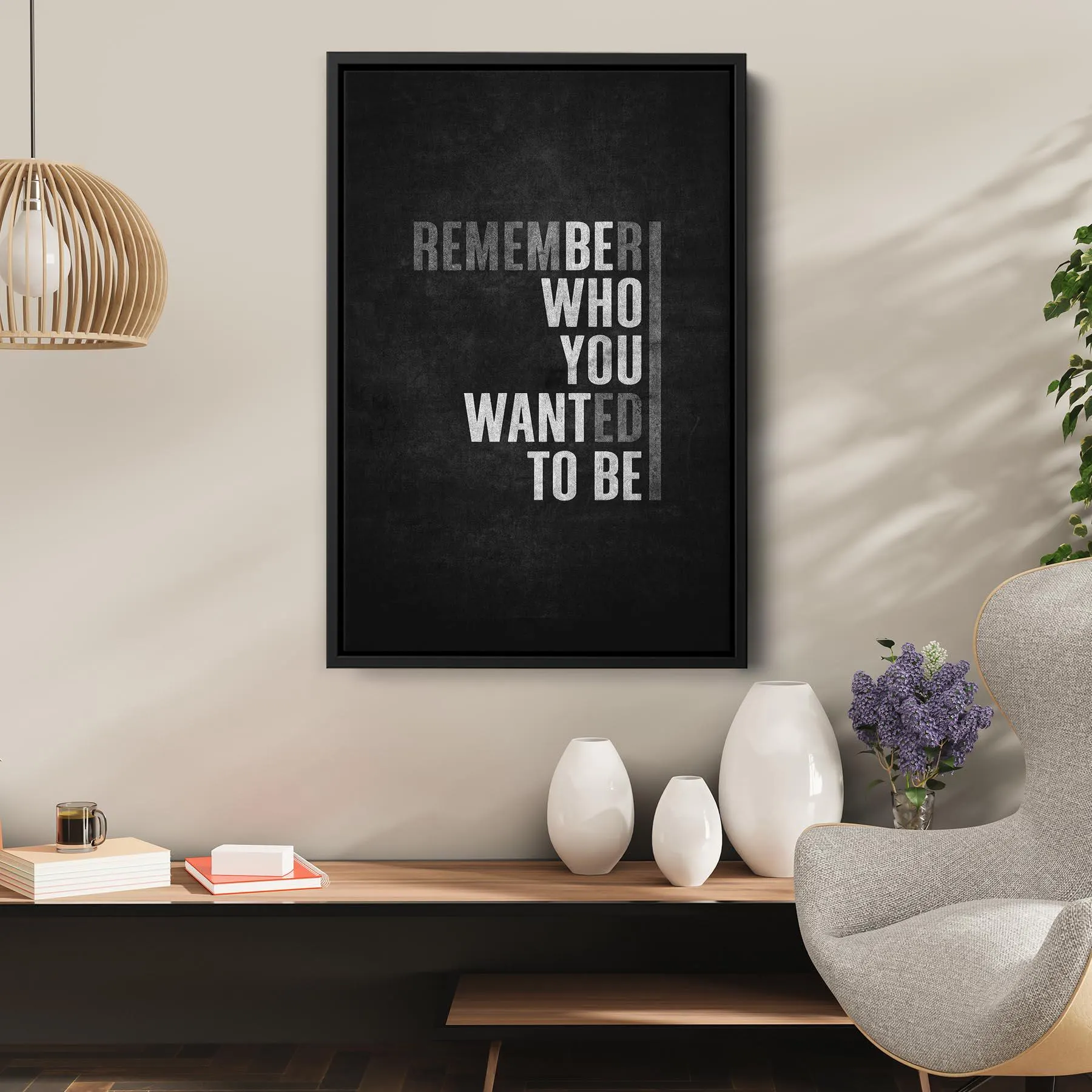 Inspirational Quote Canvas Sign – Motivational Home Gym Wall Art - image 3
