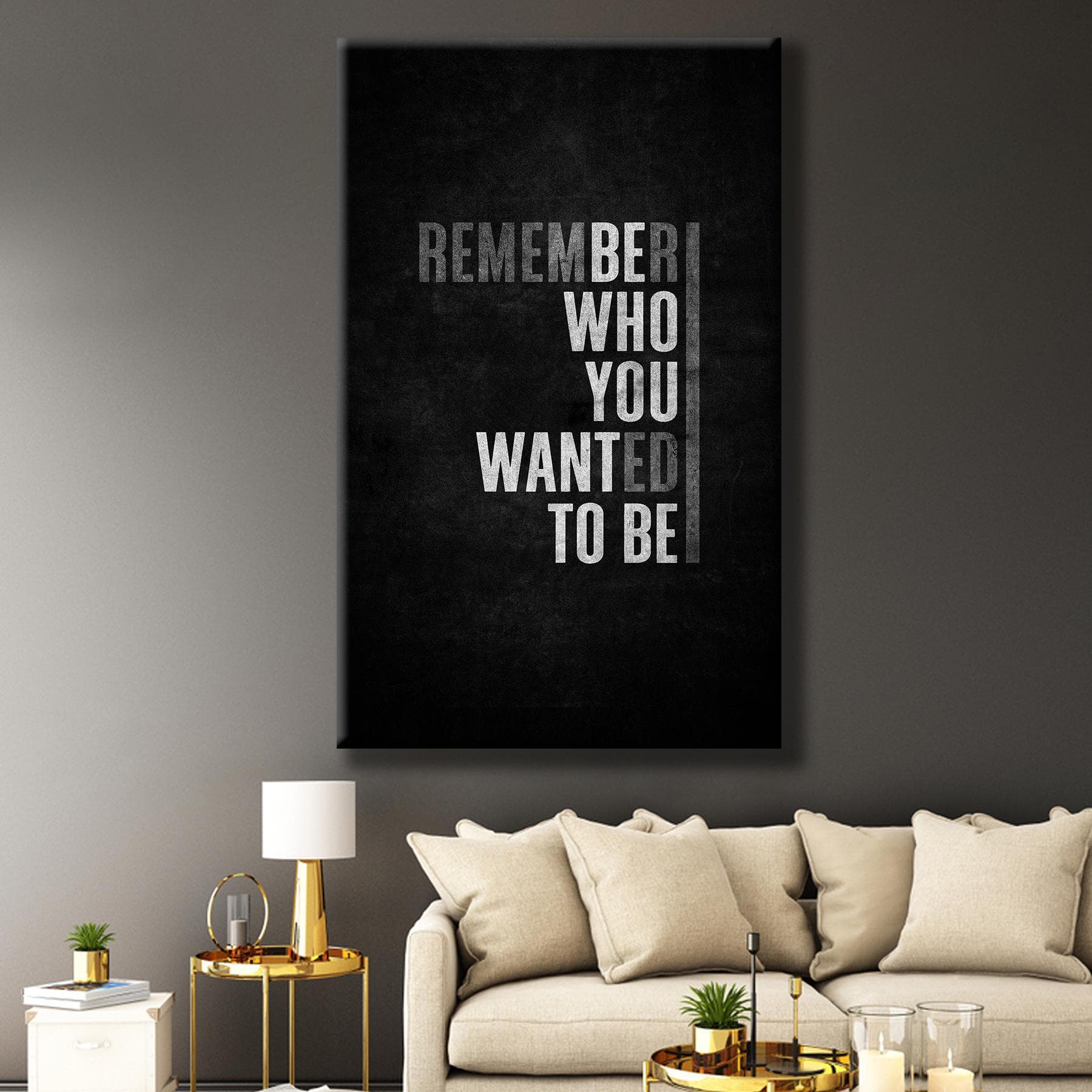 Inspirational Quote Canvas Sign – Motivational Home Gym Wall Art - image 4