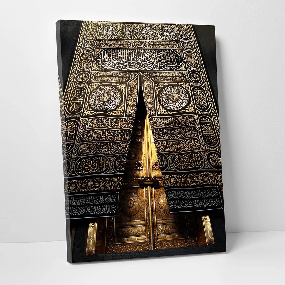 Kaaba Gate Canvas Print Islamic Wall Art, Islamic Home Decor, Islamic Decor, Islamic Art, Calligraphy Muslim Gifts Ramadan Decor, Eid Decor - image 3