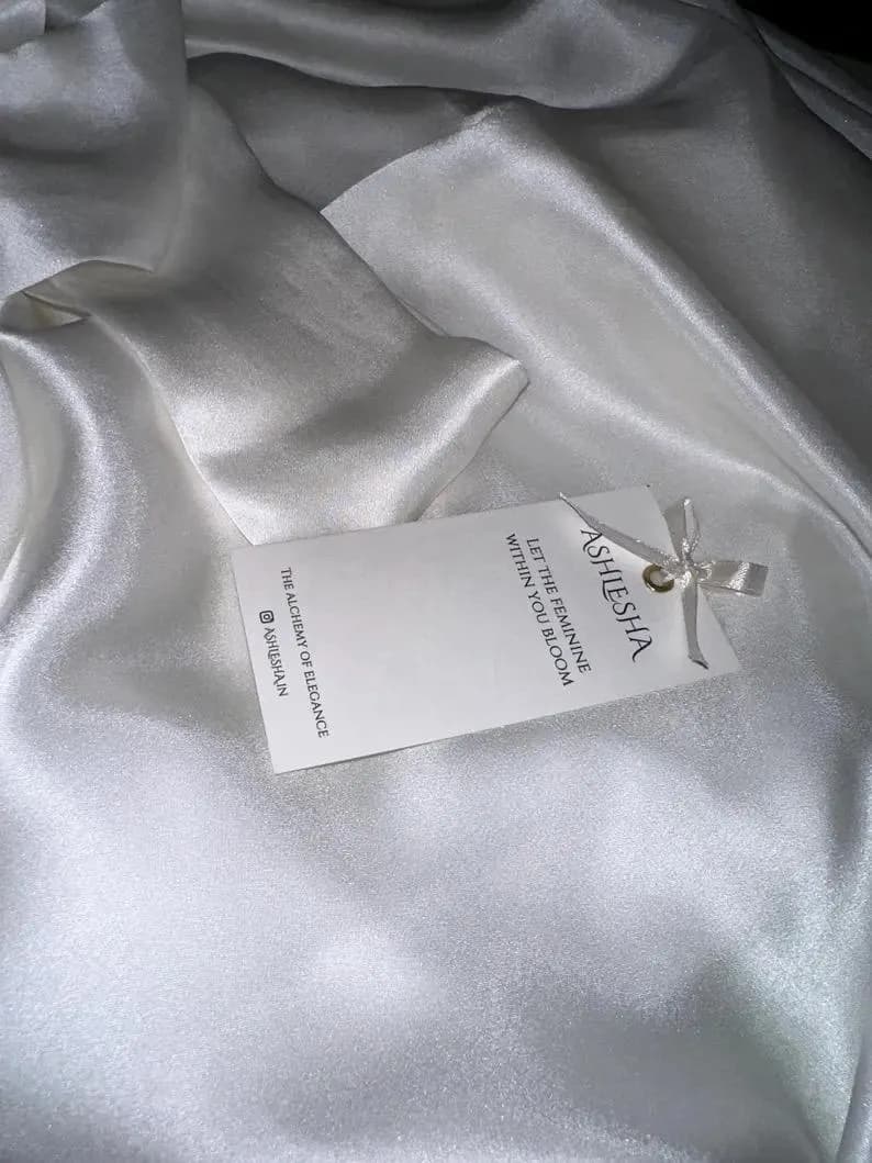 Made-to-Measure - Strapless Dress with Scarf ~ ANY Shade of your choice, wedding guest, bridesmaid, evening gown, romantic, soft girl - image 5