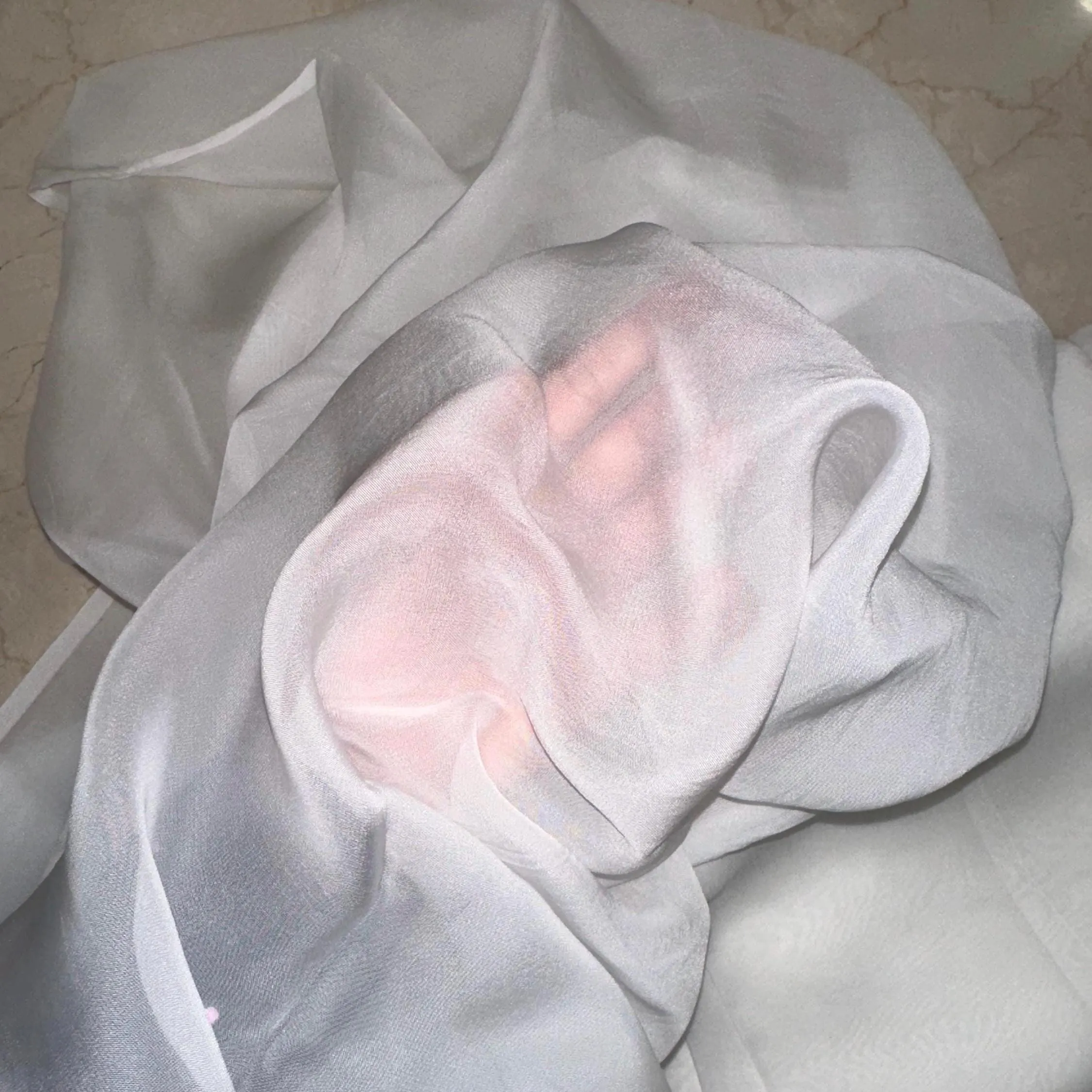 Sheer Silk (Outer Layer Only) Butterfly Abaya Dress: Custom Kaftan-Style Gown - Organza Silk - image 3