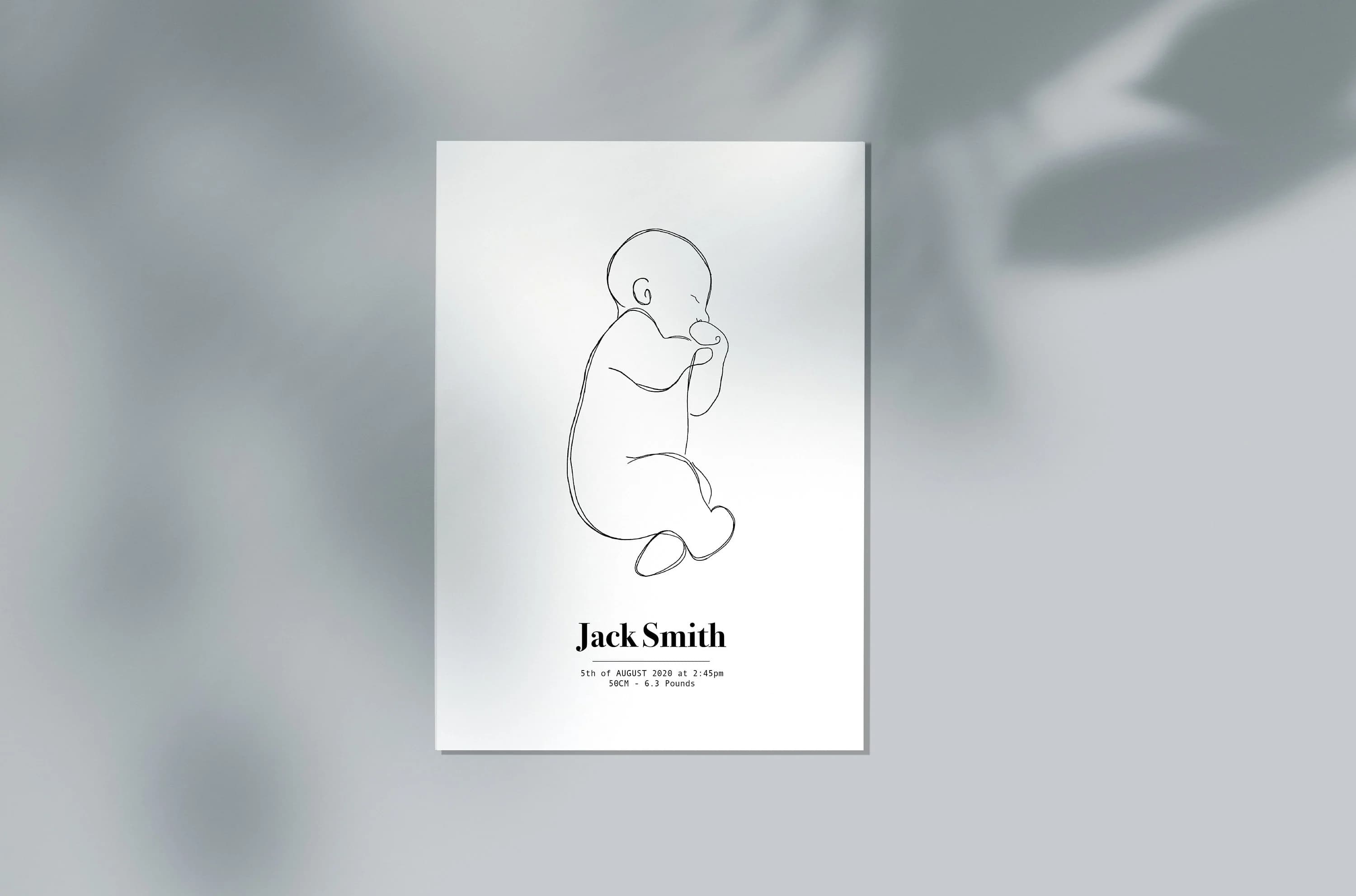 Customise Newborn Baby, Illustration Line, Drawing, Baby, Nursery, room, Art - image 5