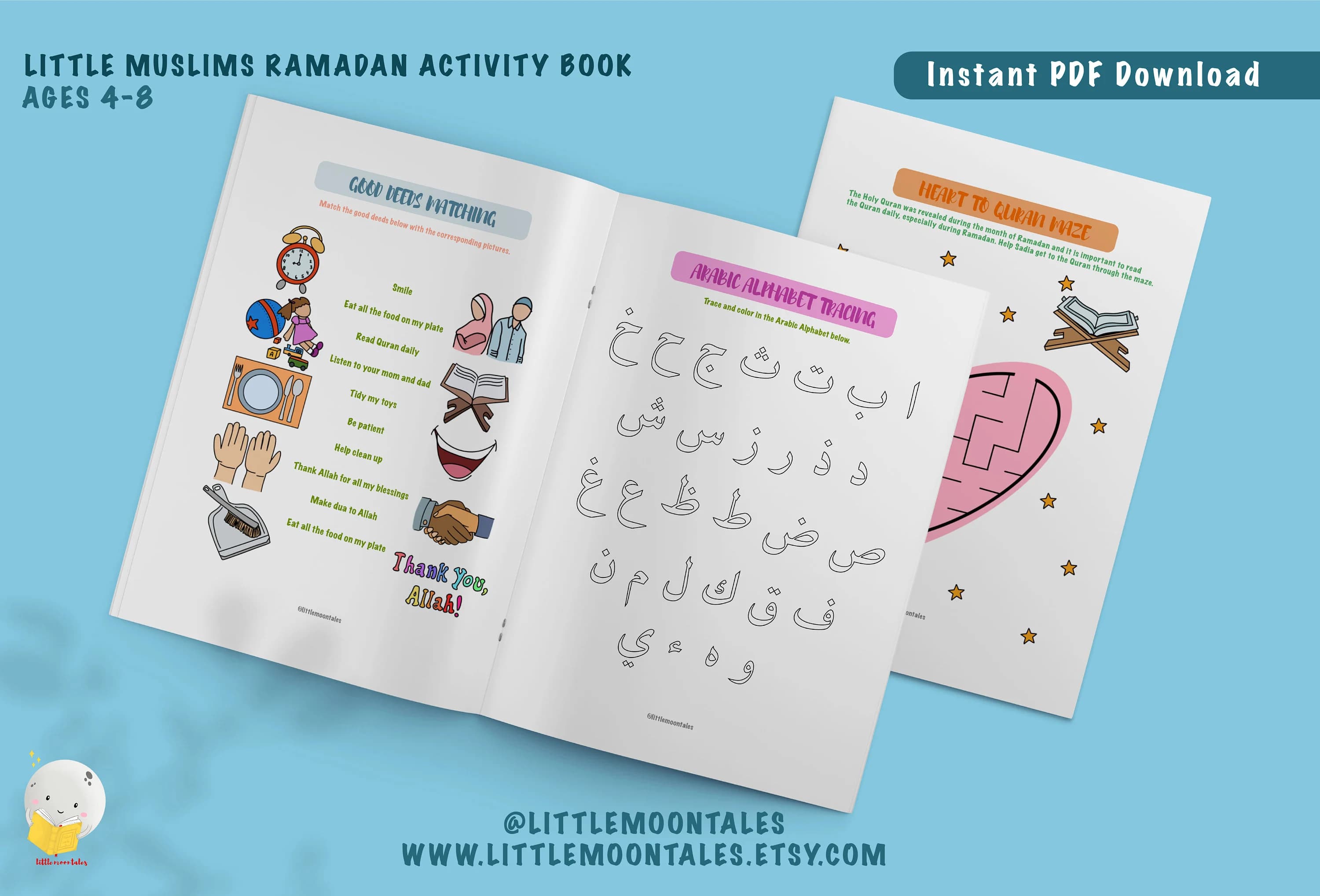Ramadan Activity Book for Little Muslims | Ages 4-8 (Printable) - image 5