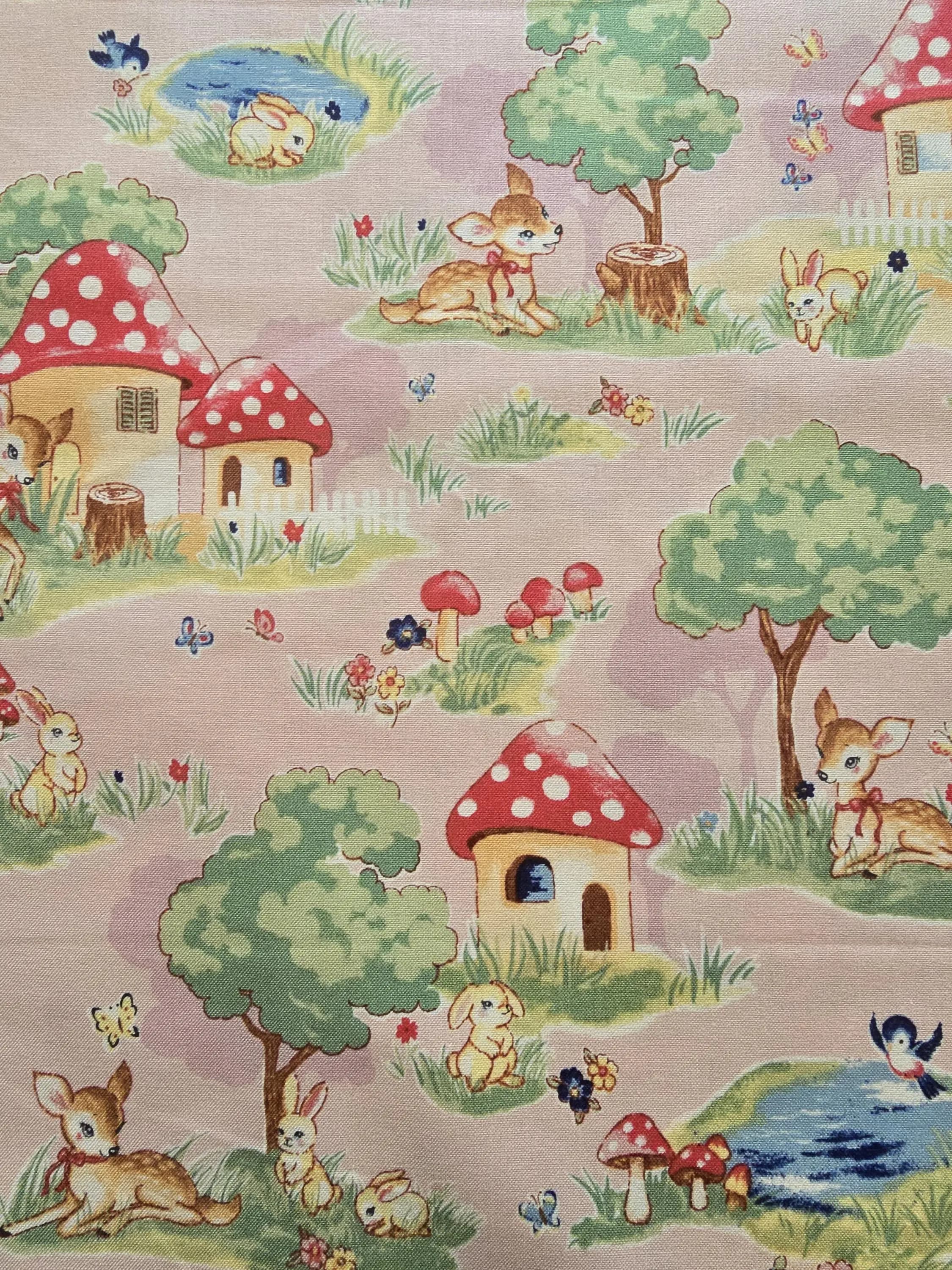 Japanese Fabric - Un/No - Beginning of Story - Peach - image 3
