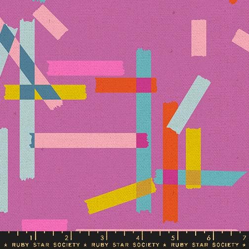 Ruby Star Society - Washi Plus - Canvas in Heliotrope- Rashida Coleman Hale - fabric for sewing, fabric for quilting - image 3