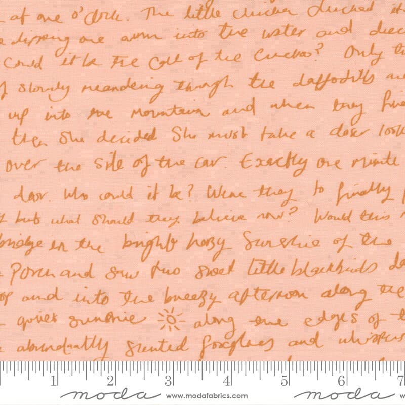 Moda - Meander - Story on blush - fabric for sewing, fabric for quilting, Aneela Hoey fabric, horse fabric - image 3