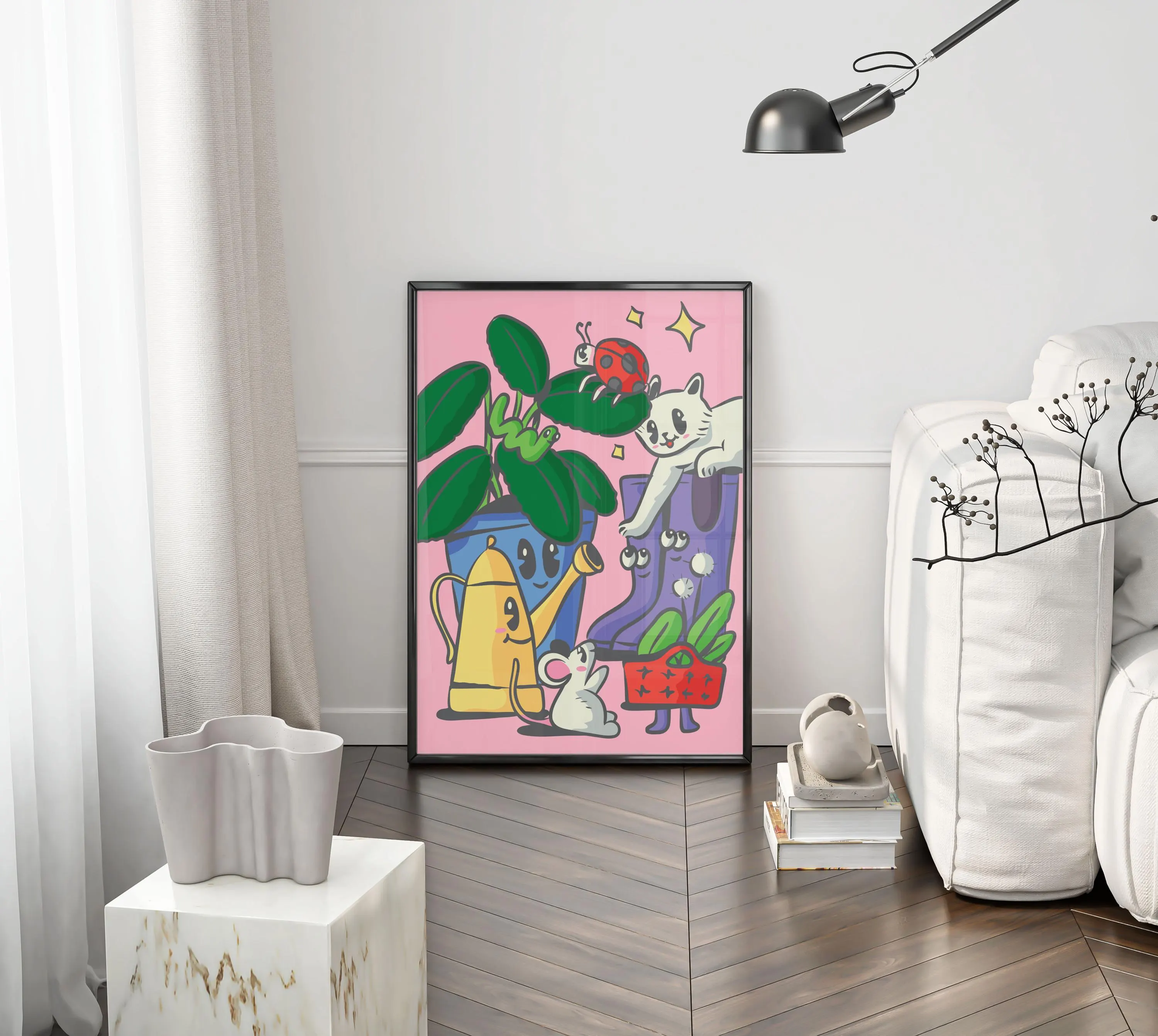 Cat Pop Art Poster - Colorful Contemporary Animal Print - Cat Lover Gift Ideas - Tintzy - image 5