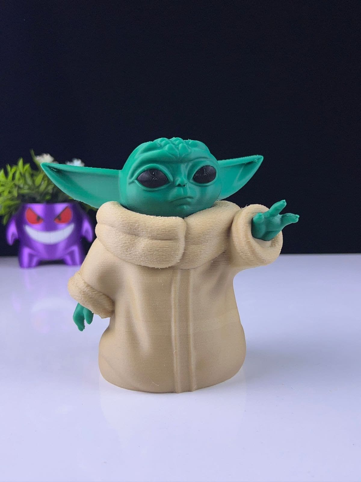 Baby Yoda Figurine: Lifelike 3D Printed - Star Wars Decor