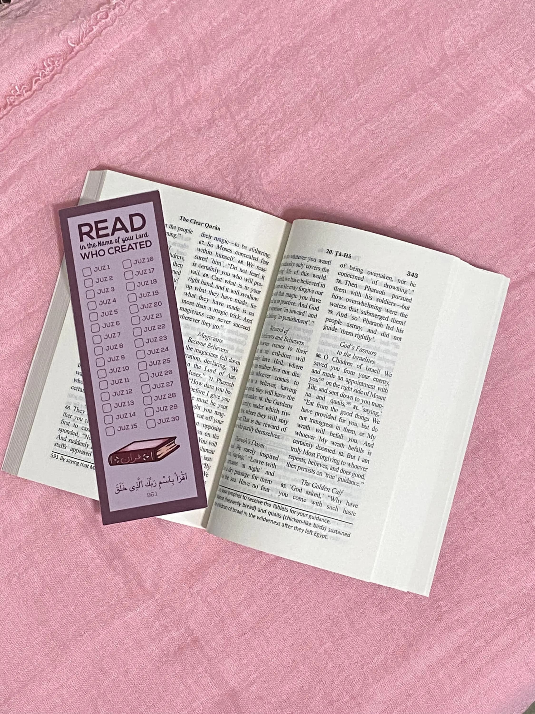 Quran Tracker Bookmark - Read - Surah Alaq - Iqra - Islamic - Ramadan - image 4