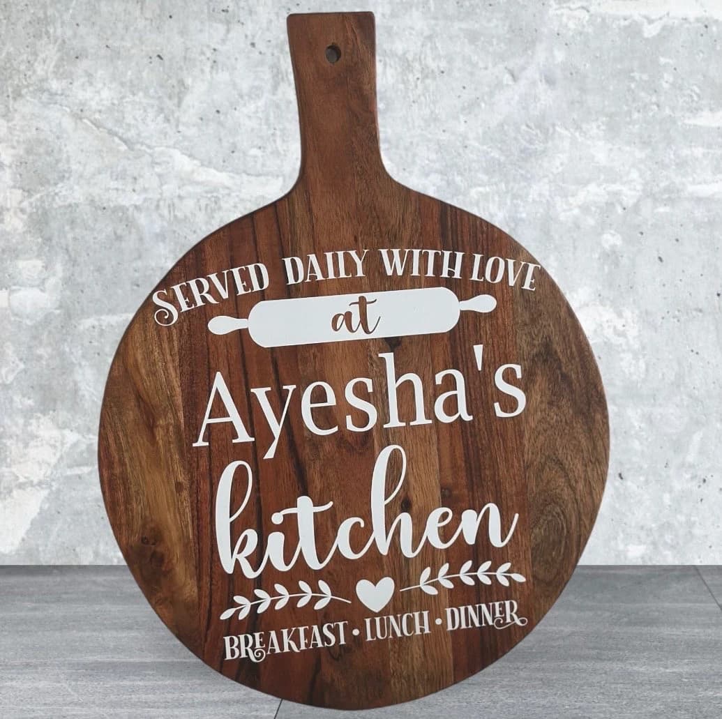 Personalized Serving Board Set, Housewarming Gift, Kitchen Decor - image 3