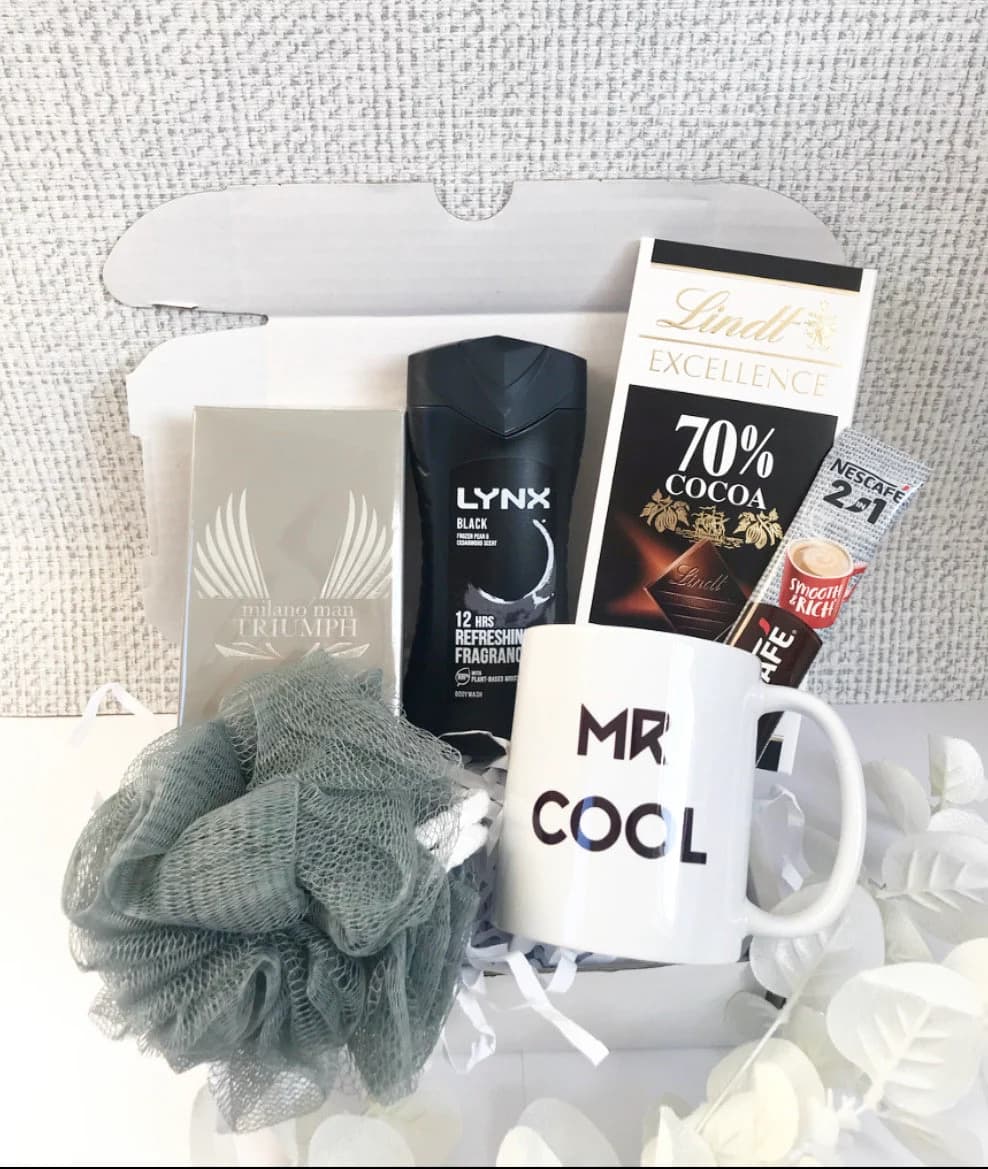 Luxury Men’s Fathers Day Eid Pamper Hamper Self Care Hug in a Box Get Well Soon Birthday Thank You Husband Brother Groom Father For Him - image 3