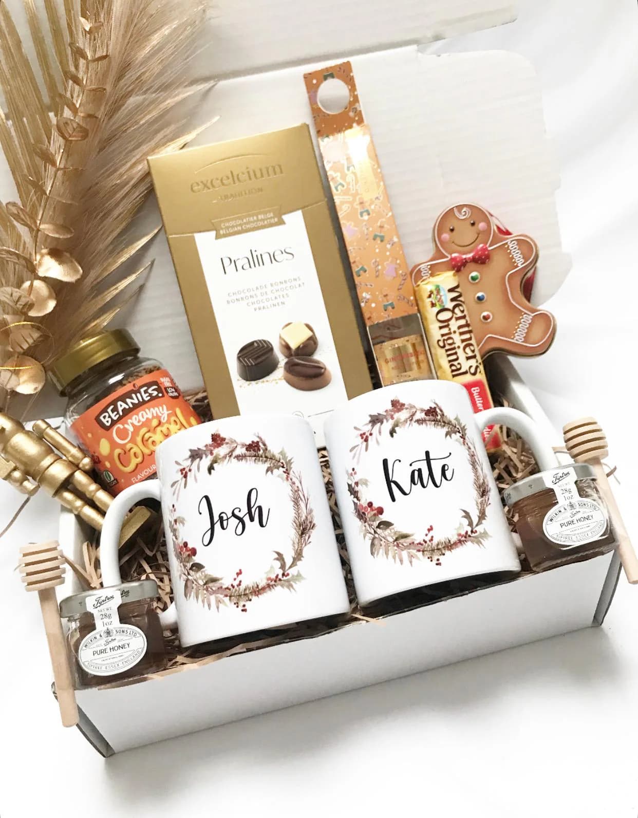 Luxury His & Hers Christmas Foodie Hamper Couple Gift Wedding Parents Cosy Treats Party Hug in a Box New House Chocolate Secret Santa - image 4