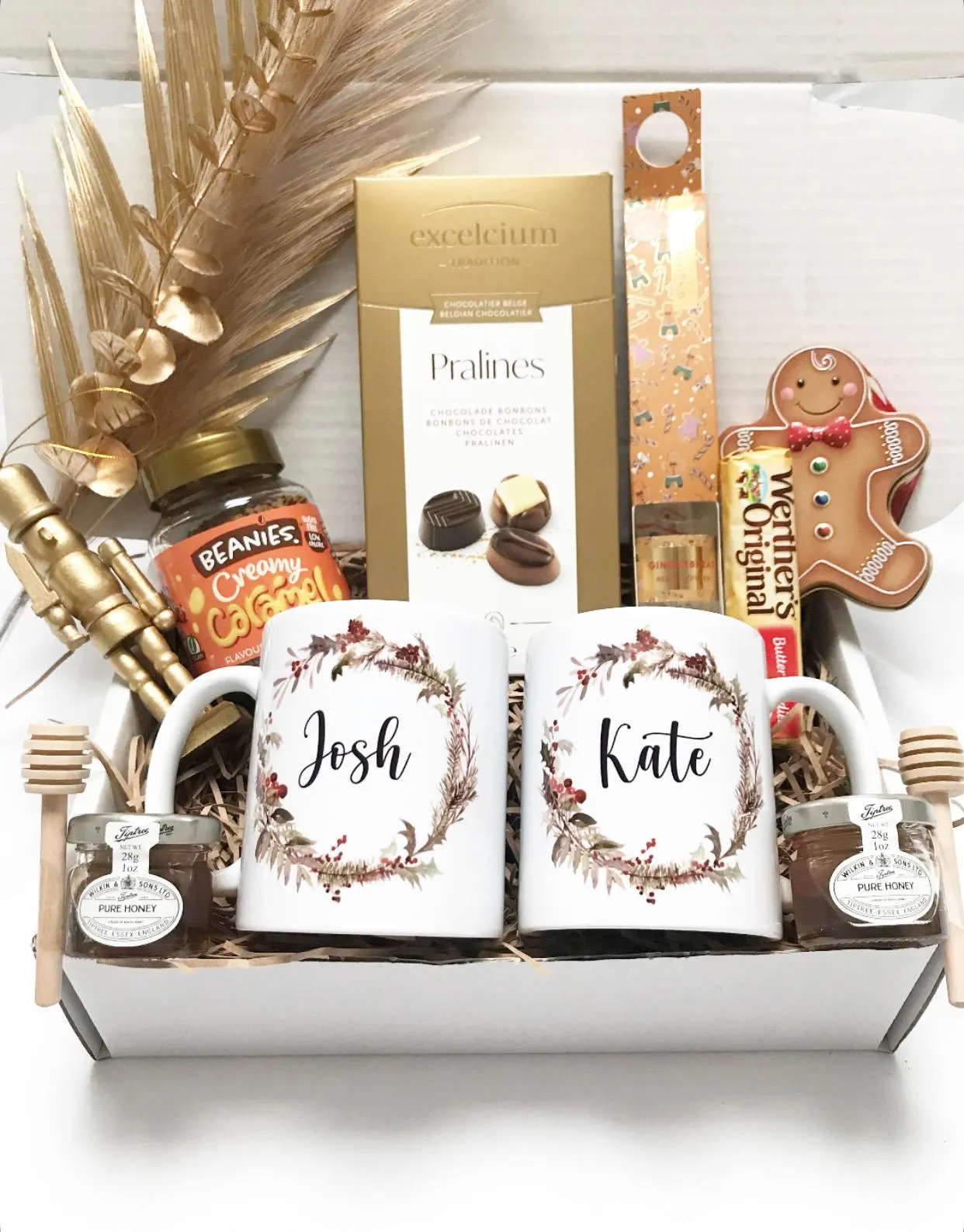 Luxury His & Hers Christmas Foodie Hamper Couple Gift Wedding Parents Cosy Treats Party Hug in a Box New House Chocolate Secret Santa - image 5