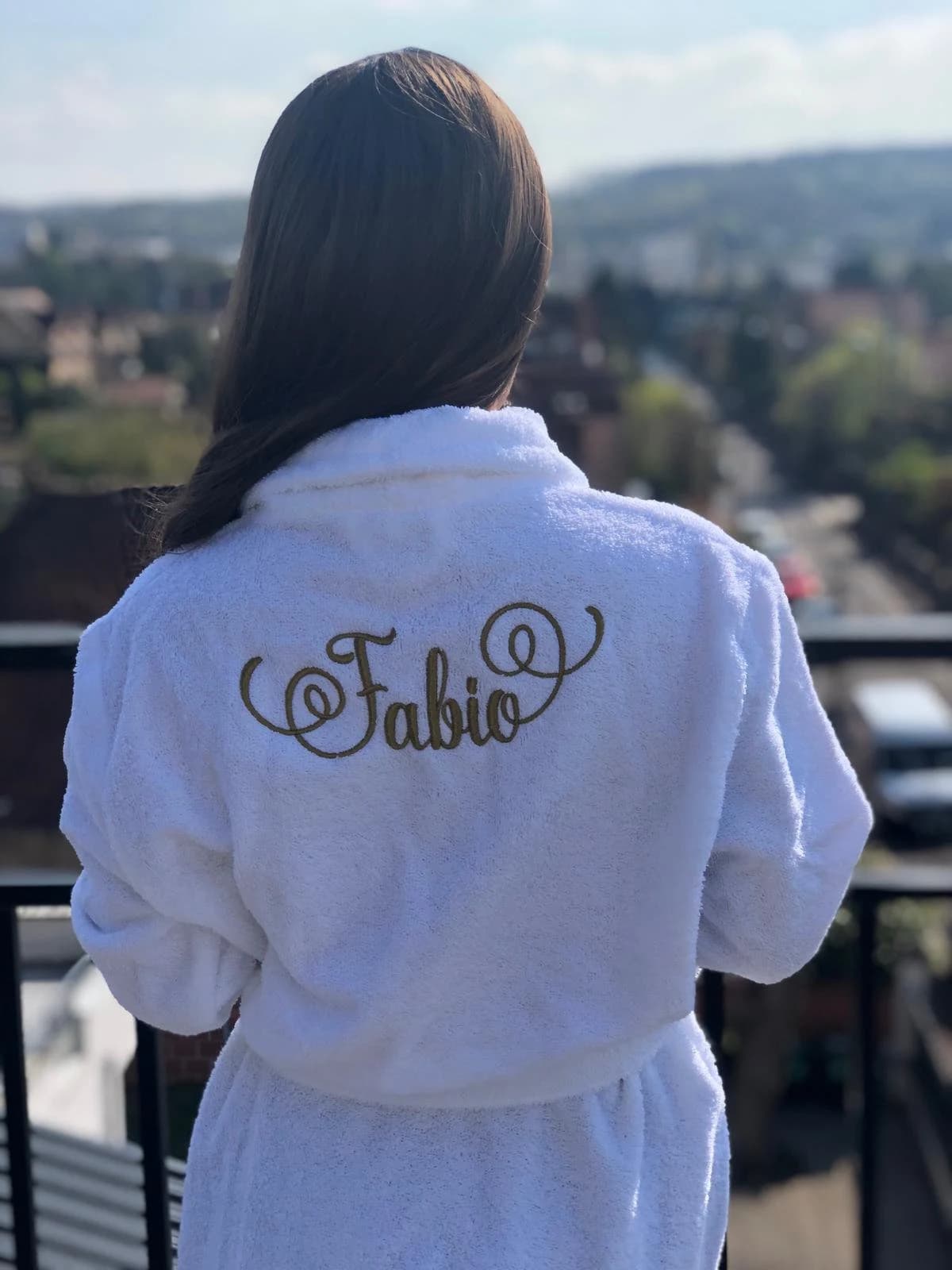 Peignoir adulte personnalisé brodé - cadeau MAMAN personnalisé - idée cadeau maman - fête des mères -fête des mamans - peignoir personnalisé