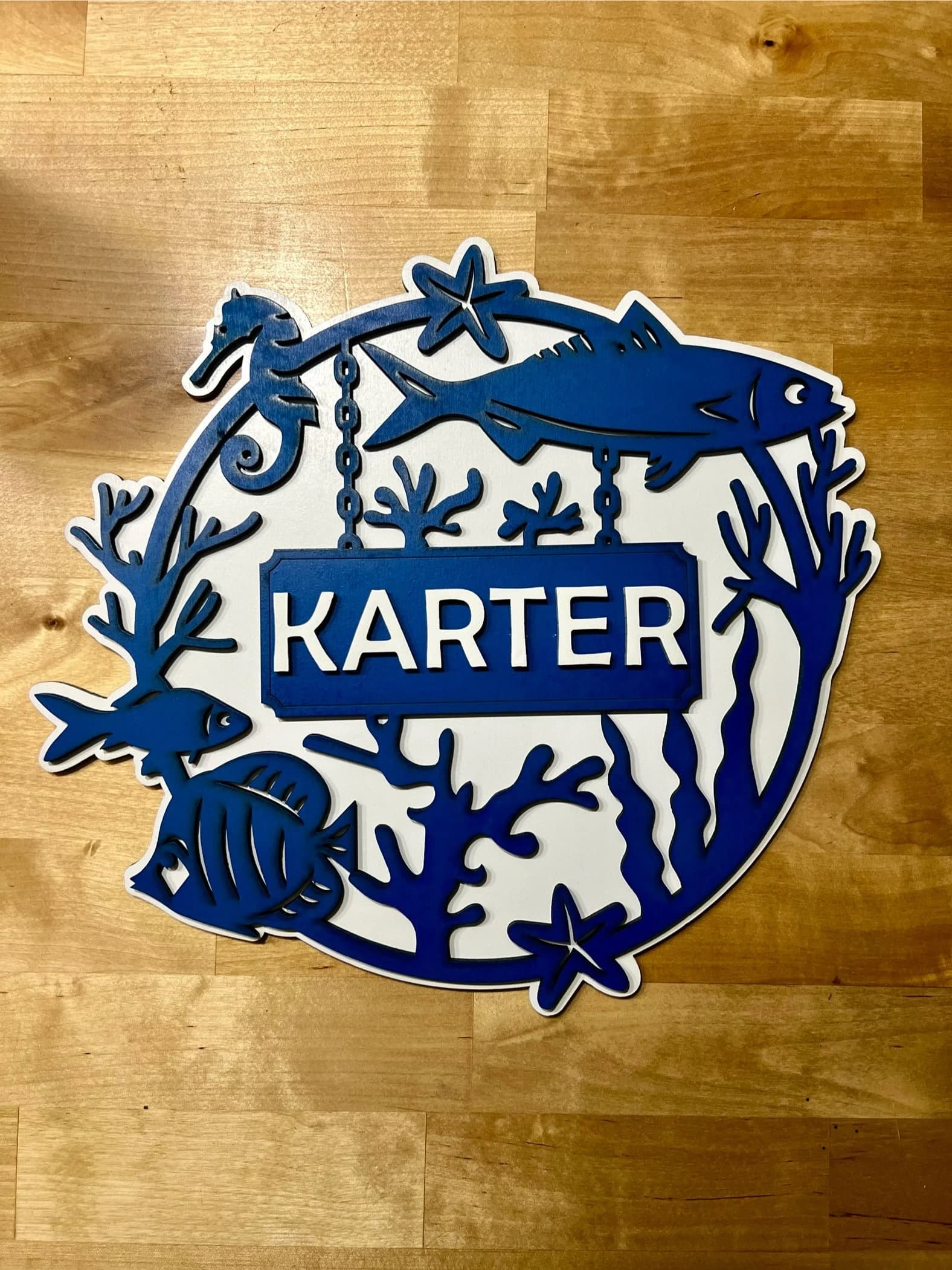 Custom Name Wooden Door Sign - Personalized Kids Room Decor - image 4