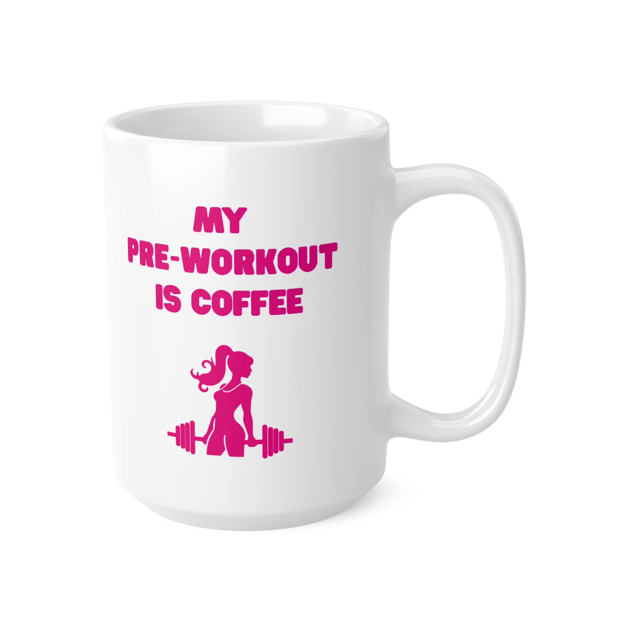 My Pre-Workout Is Coffee Mug | Ceramic Coffee Cup, 11oz 15oz - image 5
