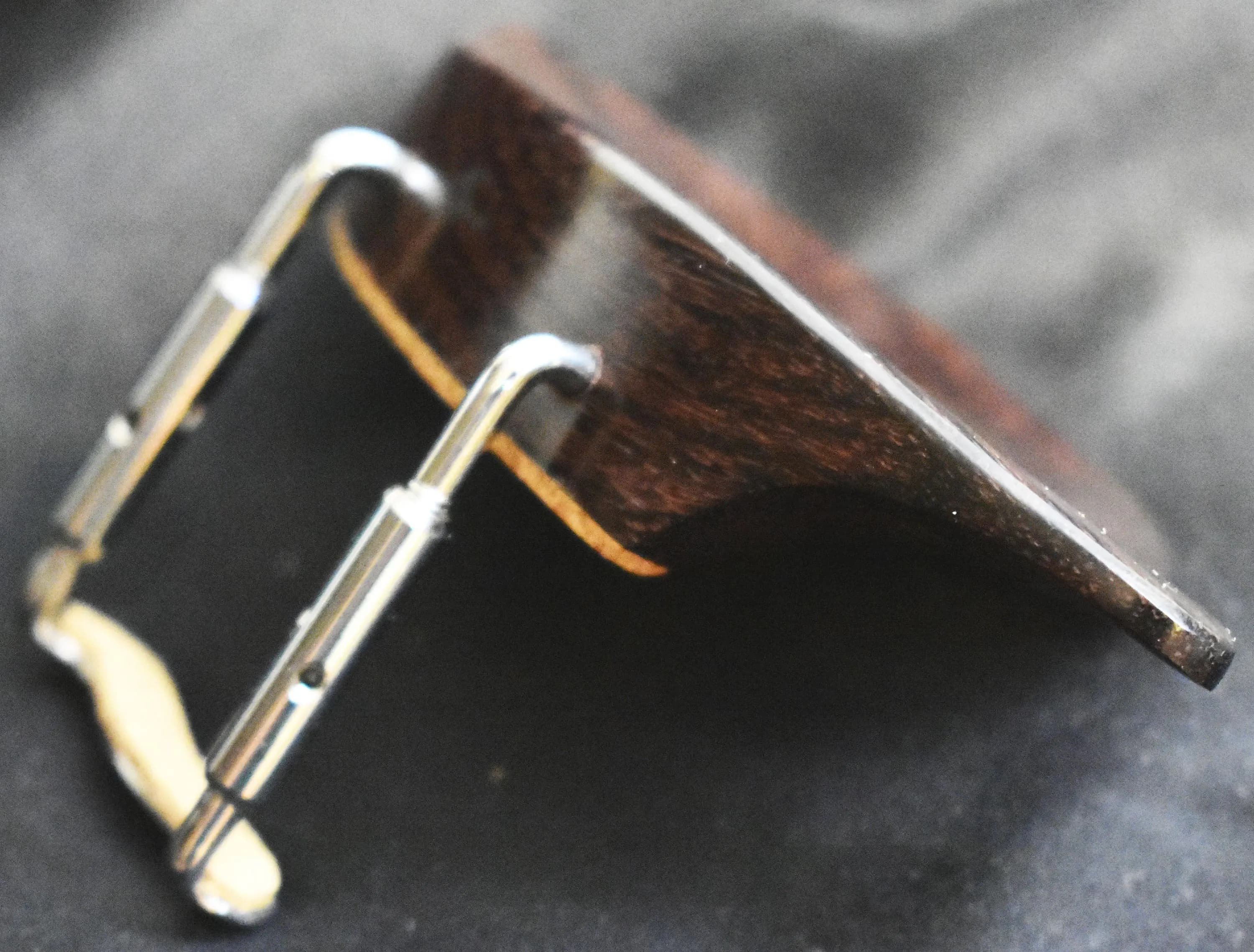 Handmade Morawetz Violin Chinrest in Ceylonese Ebony, Himalayan Boxwood, or Indian Rosewood - image 3