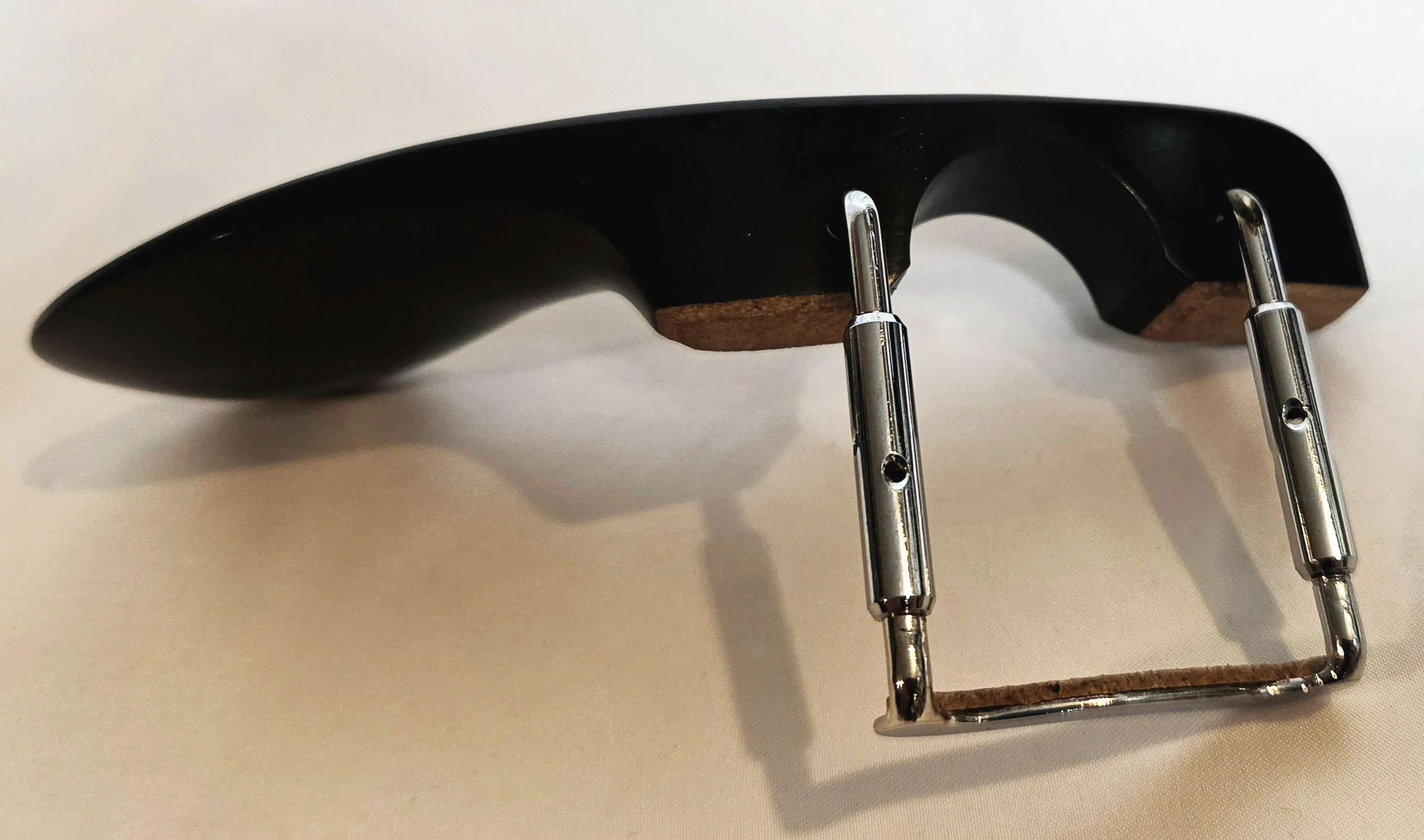 Handmade Holstein Violin or Viola Chinrest in Ceylonese Ebony, Himalayan Boxwood, or Indian Rosewood - image 4