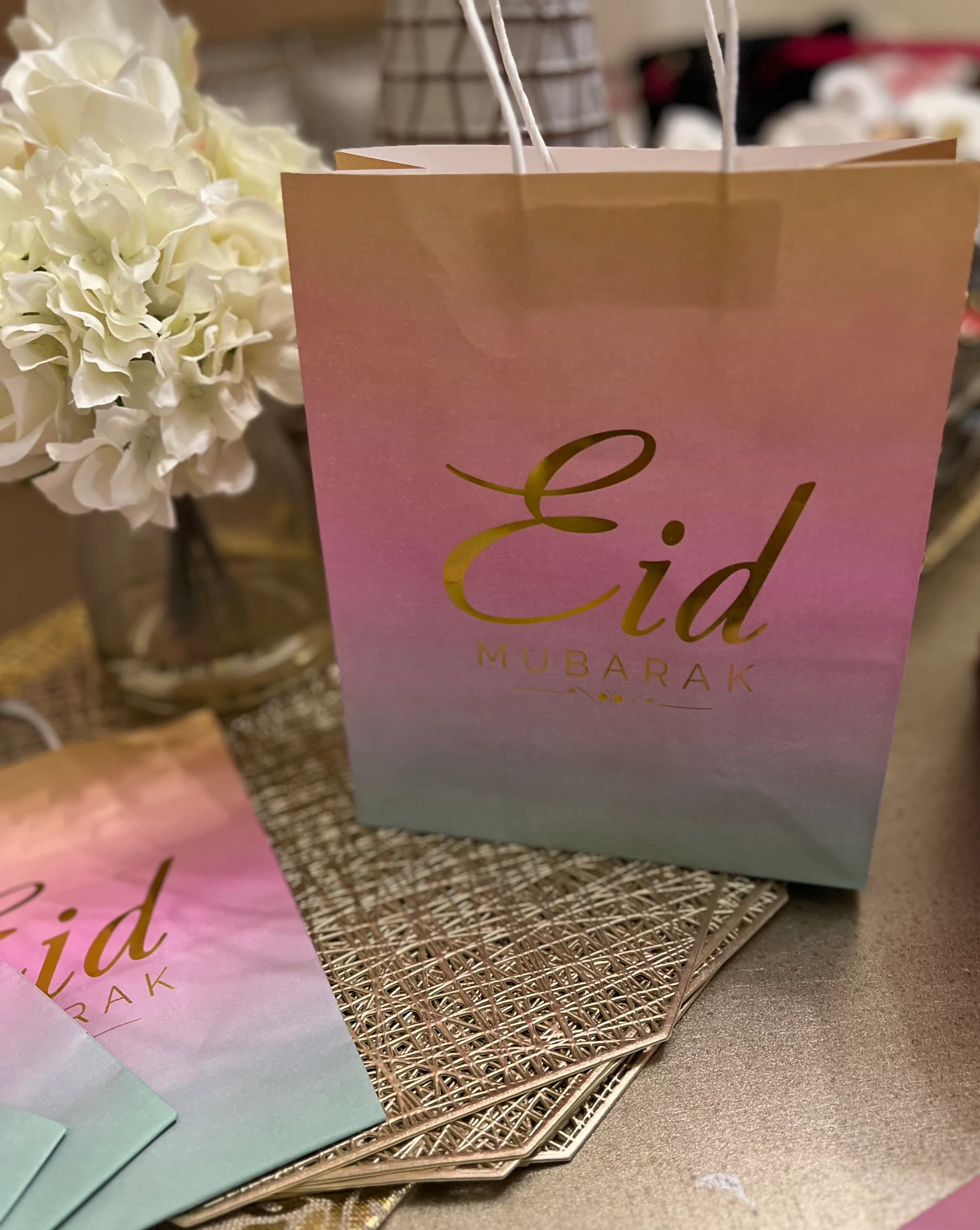 Eid Mubarak Gift/Favor Bags pack of 12 - image 4