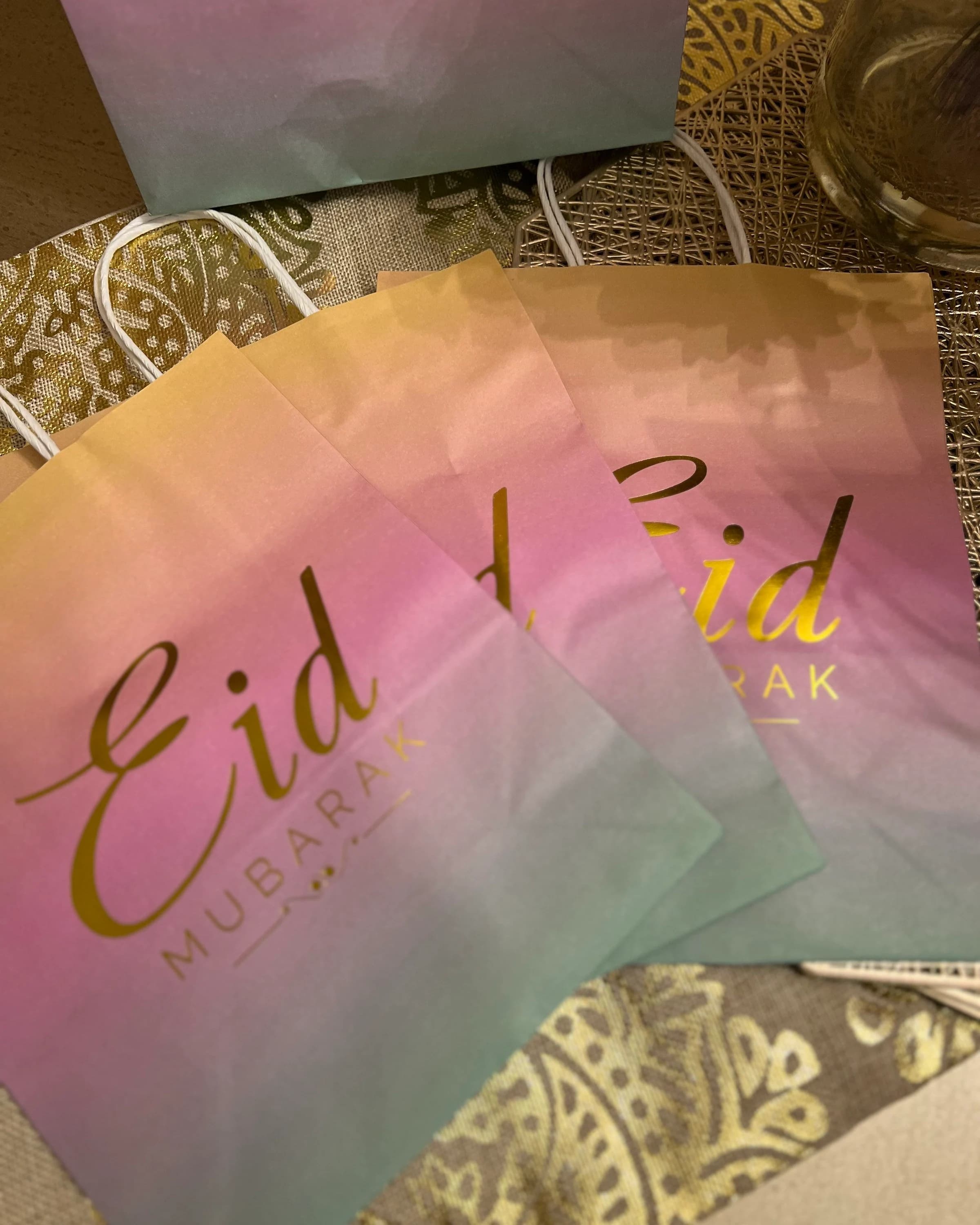 Eid Mubarak Gift/Favor Bags pack of 12 - image 5