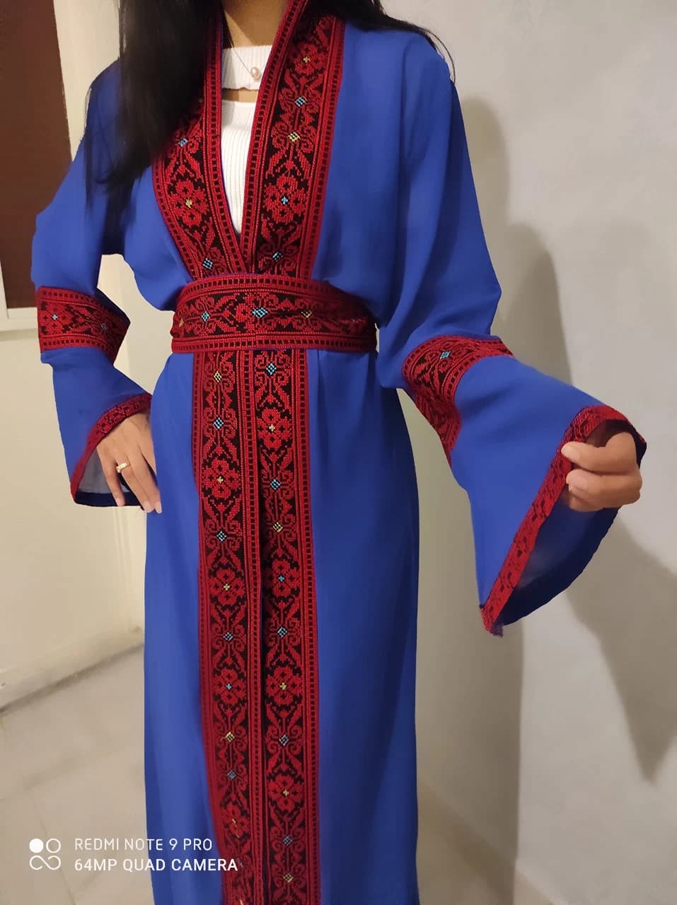 Embroidered Palestinian Women's Cape - image 3