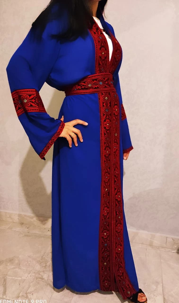 Embroidered Palestinian Women's Cape - image 4