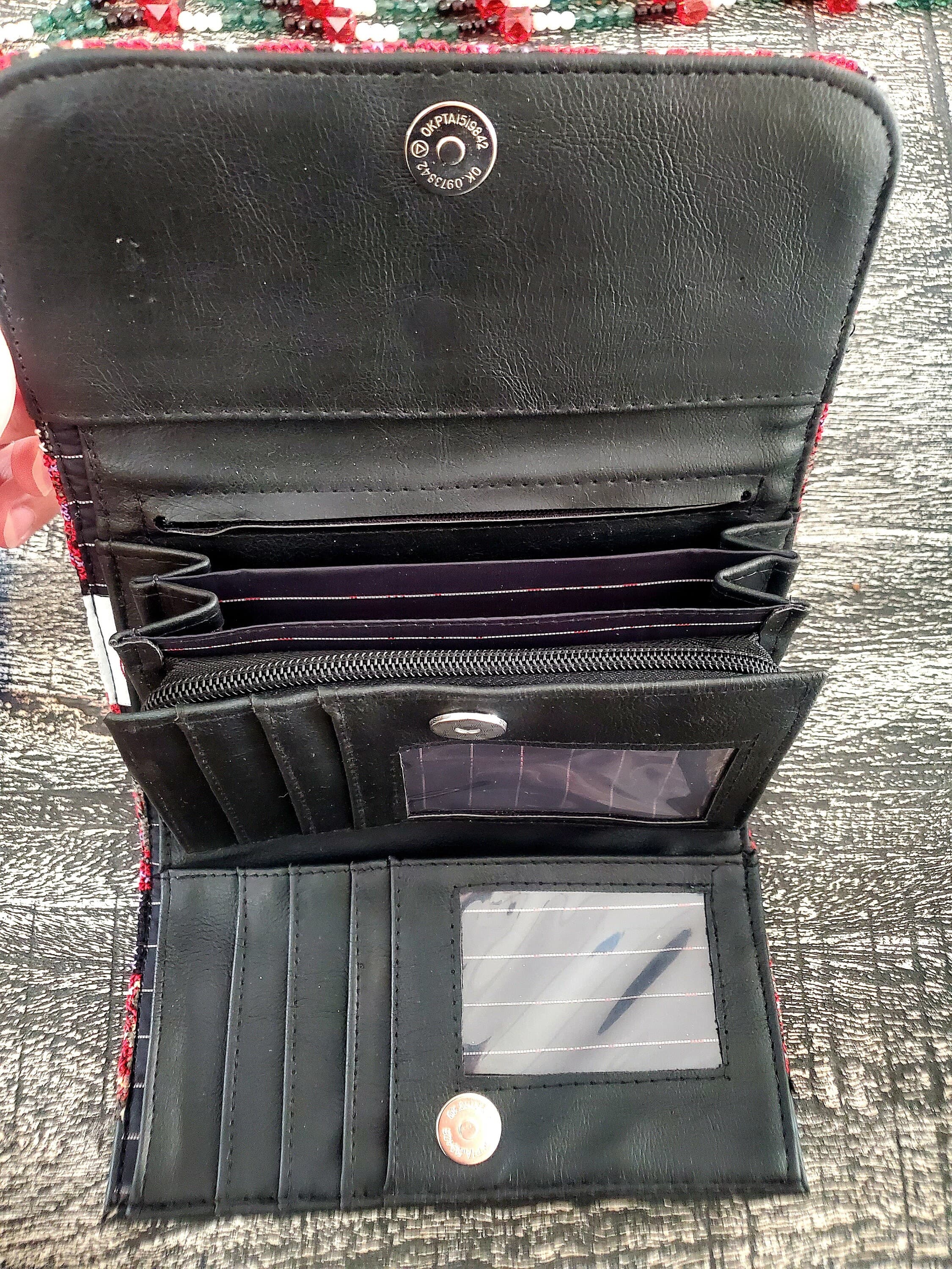 Handmade Embroidery Leather Wallet - image 5