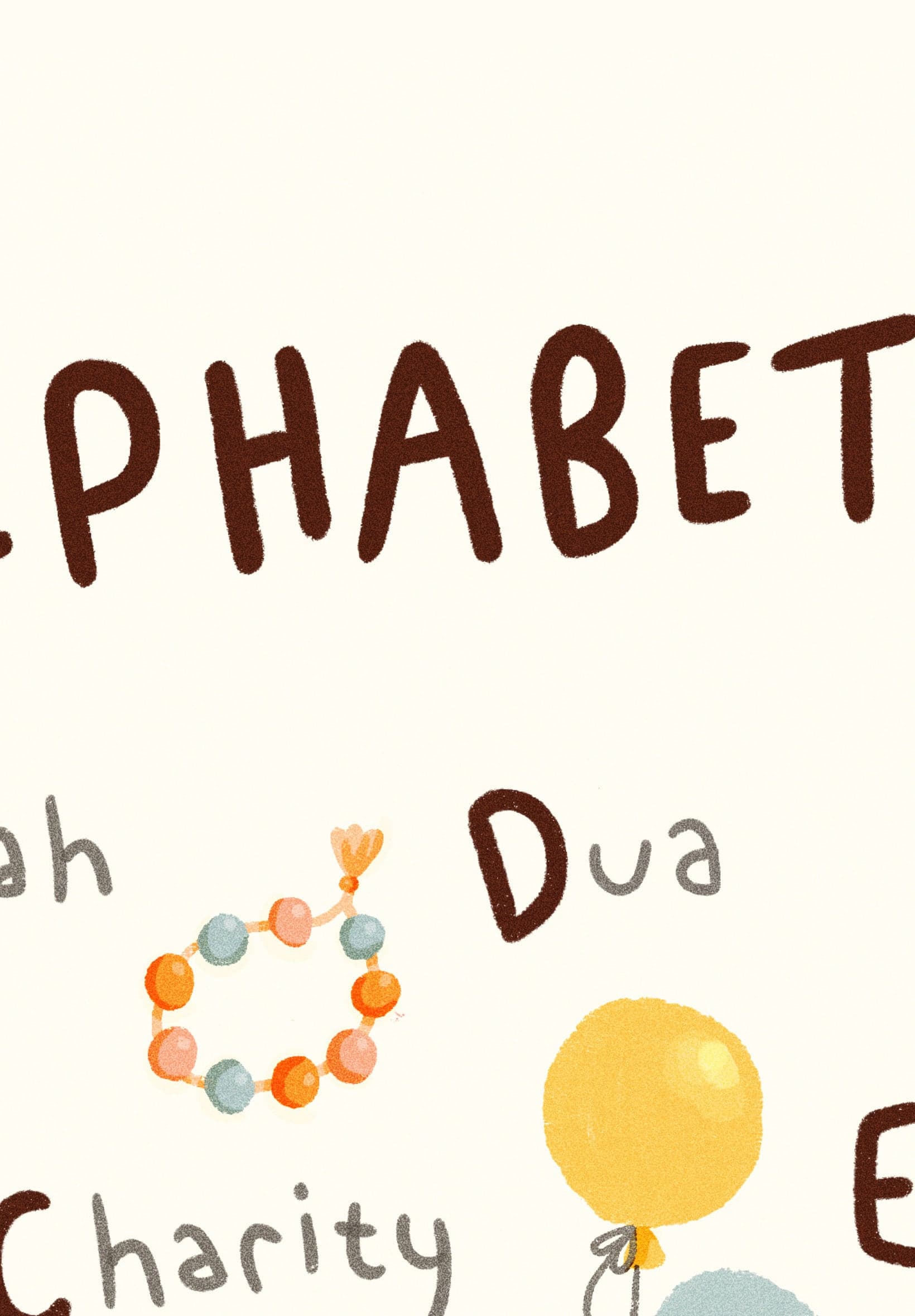 Islamic Alphabet Print: Kids Nursery Wall Art, Eid Gift - image 5
