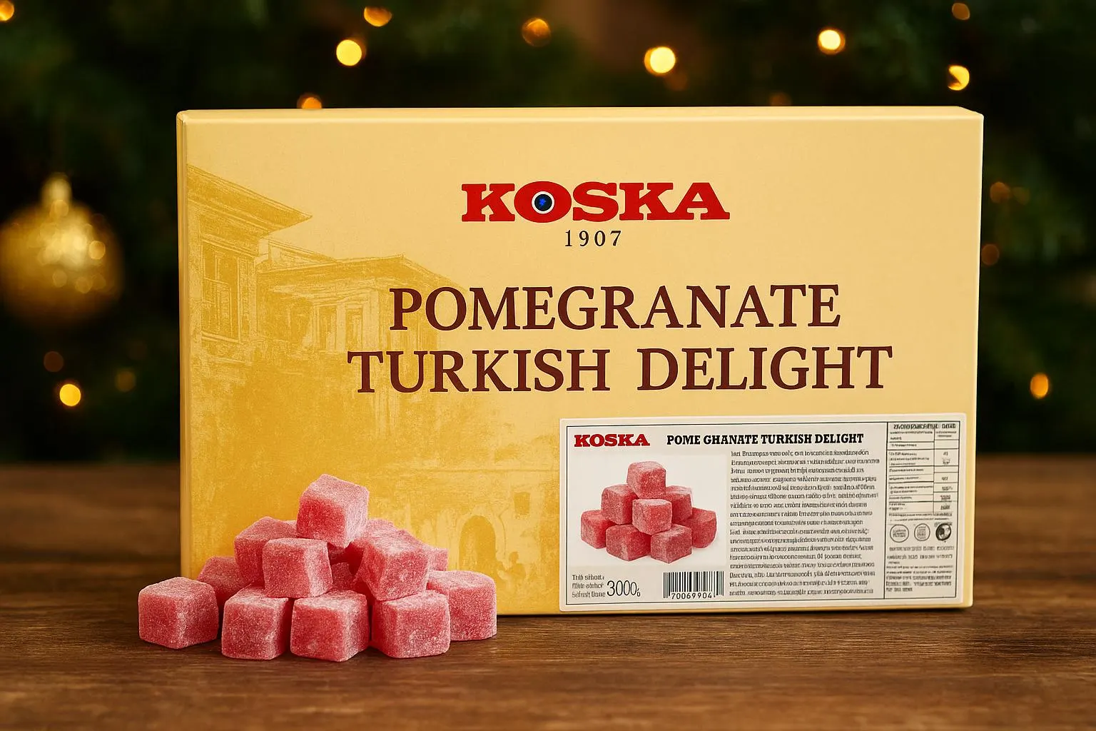 3kg Bulk Turkish Delight: Rose and Lemon, Mini Mixed Flavours, Rose, Pomegranate - Vegan Gluten-Free - image 5