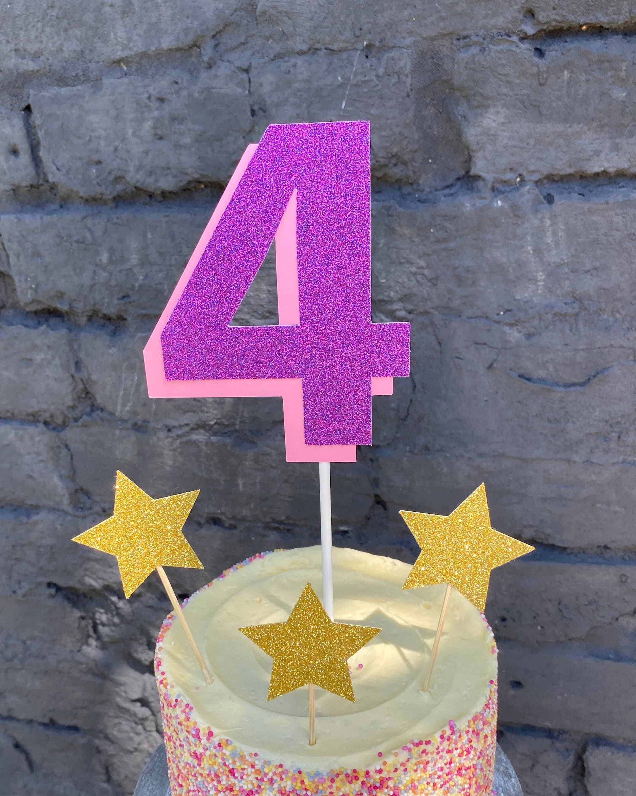 3D Cake Topper, Any Age/Colour Cake Topper, Birthday Cake Topper, Number Cake Topper, Number Topper, Cake Topper, Topper, Custom Cake Topper - image 3