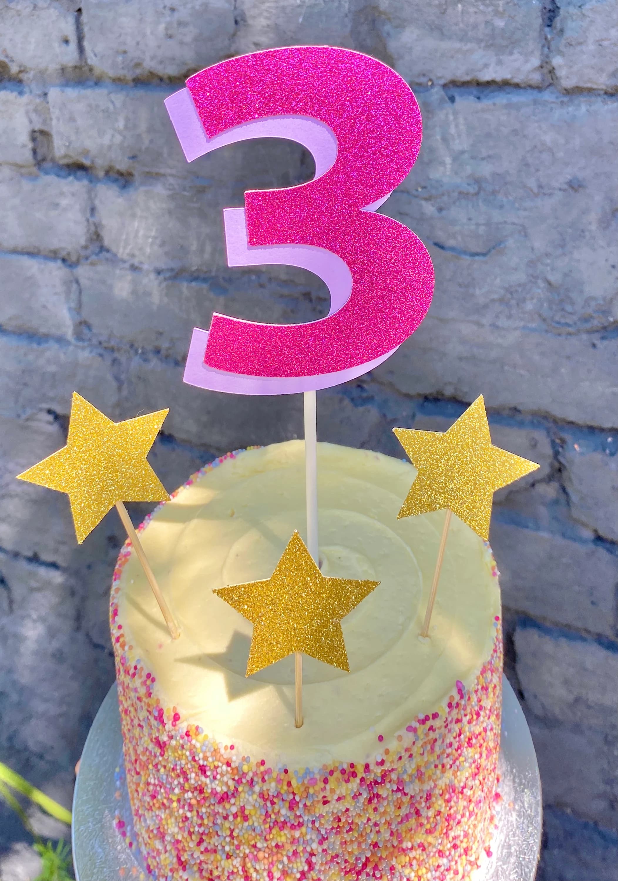 3D Cake Topper, Any Age/Colour Cake Topper, Birthday Cake Topper, Number Cake Topper, Number Topper, Cake Topper, Topper, Custom Cake Topper - image 5