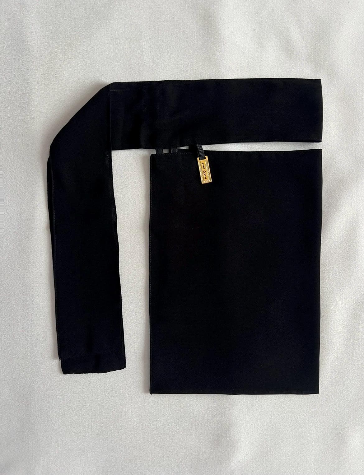 One layer saudi niqab with diamanté charm - image 4