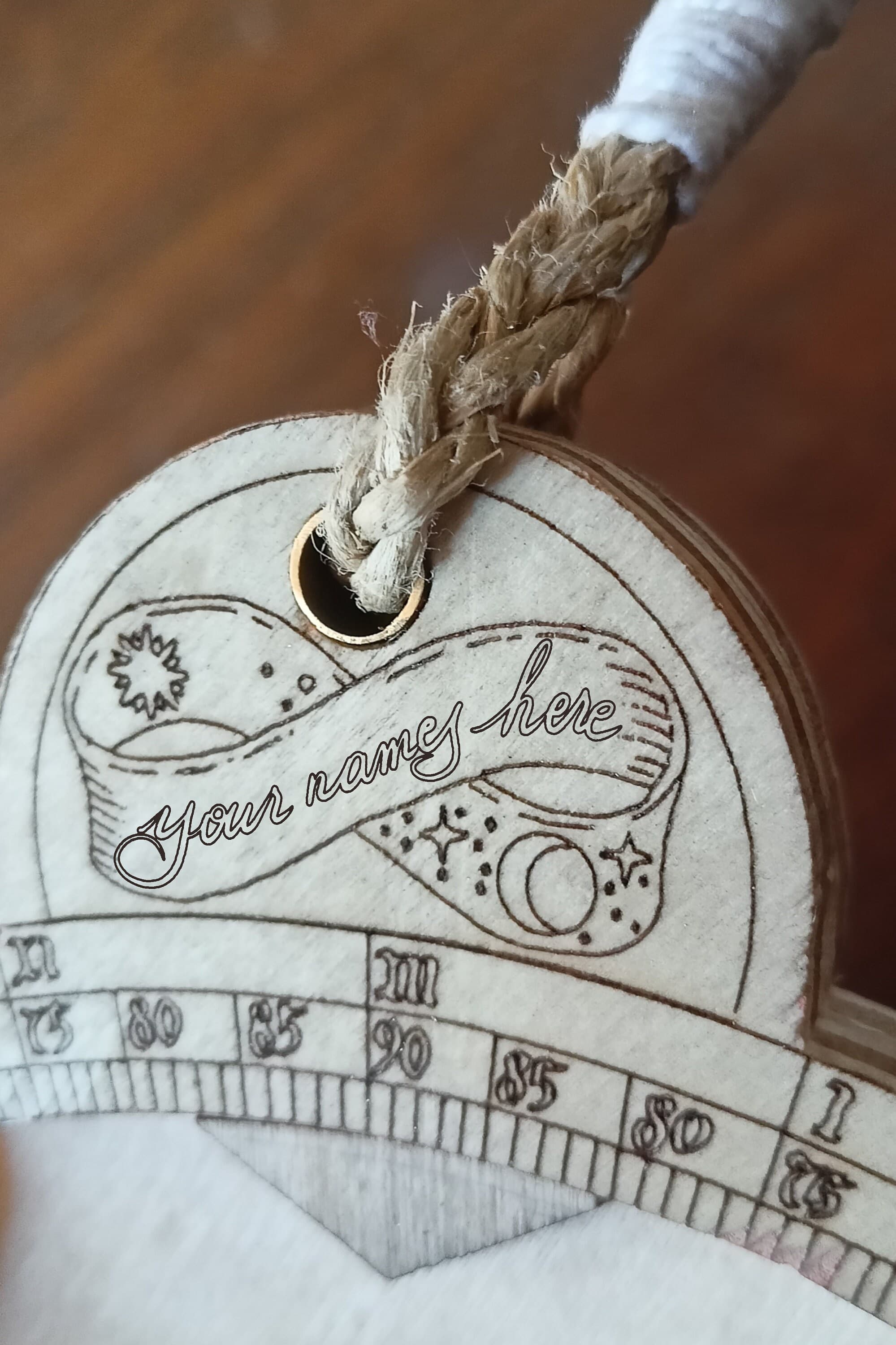 Original SVG files for Wooden Astrolabe for valentine's day. Astronomical tool, hand designed. Ideal gift for an astronomy enthusiast