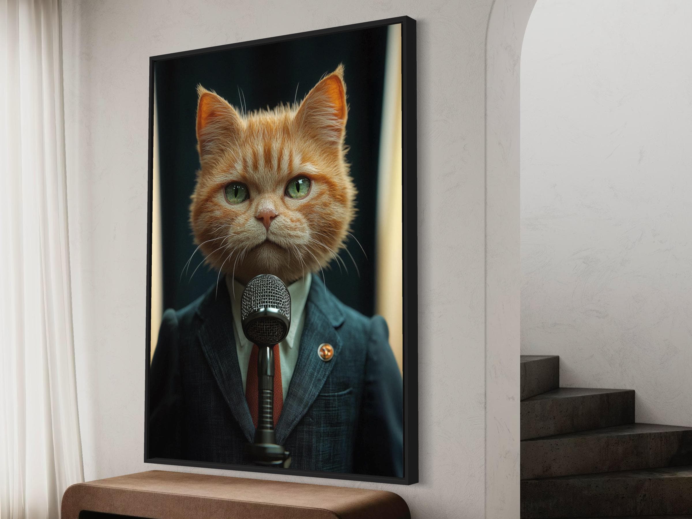 Custom Royal Cat Portrait, Renaissance Cat Painting, Pet Lovers Gift, Royal Pet Portrait, Pet Portrait gift, Animal Painting, Wall Decor - image 5