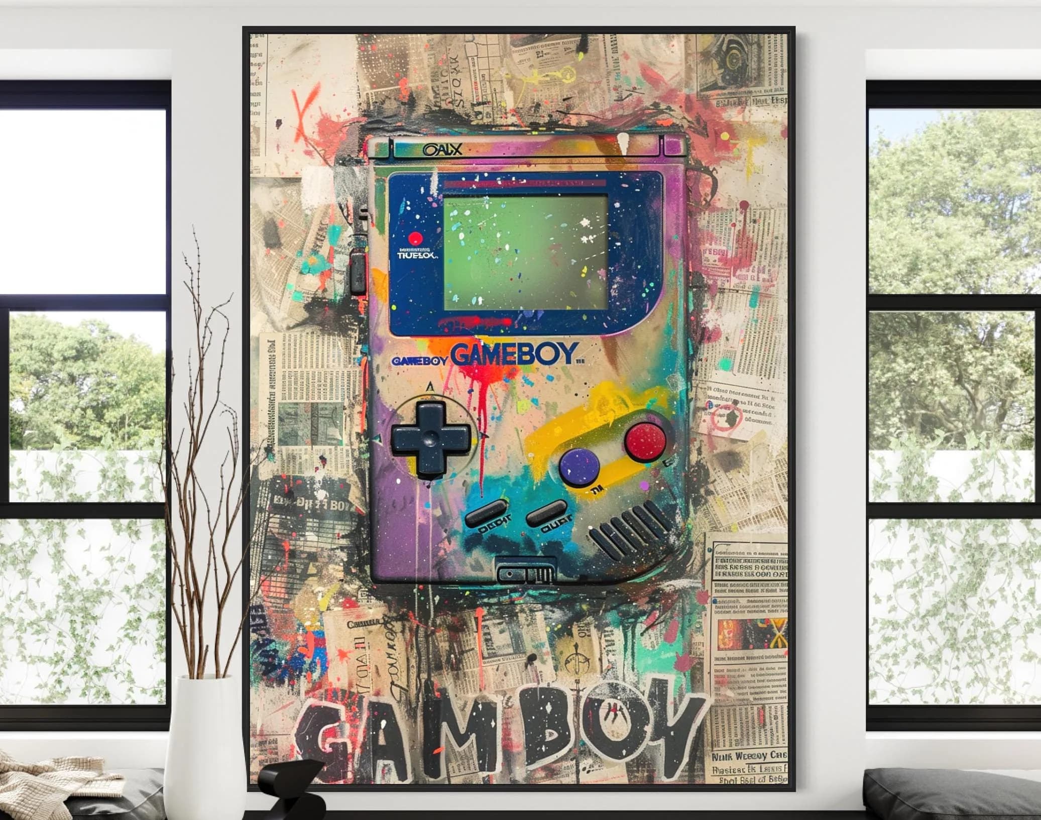 Gaming Prints | Games Room Wall Art Decor | Gifts For Gamer | Graffiti Wall Art | Gaming Room Wall Decor | Poster Sci Fi Decor - image 3