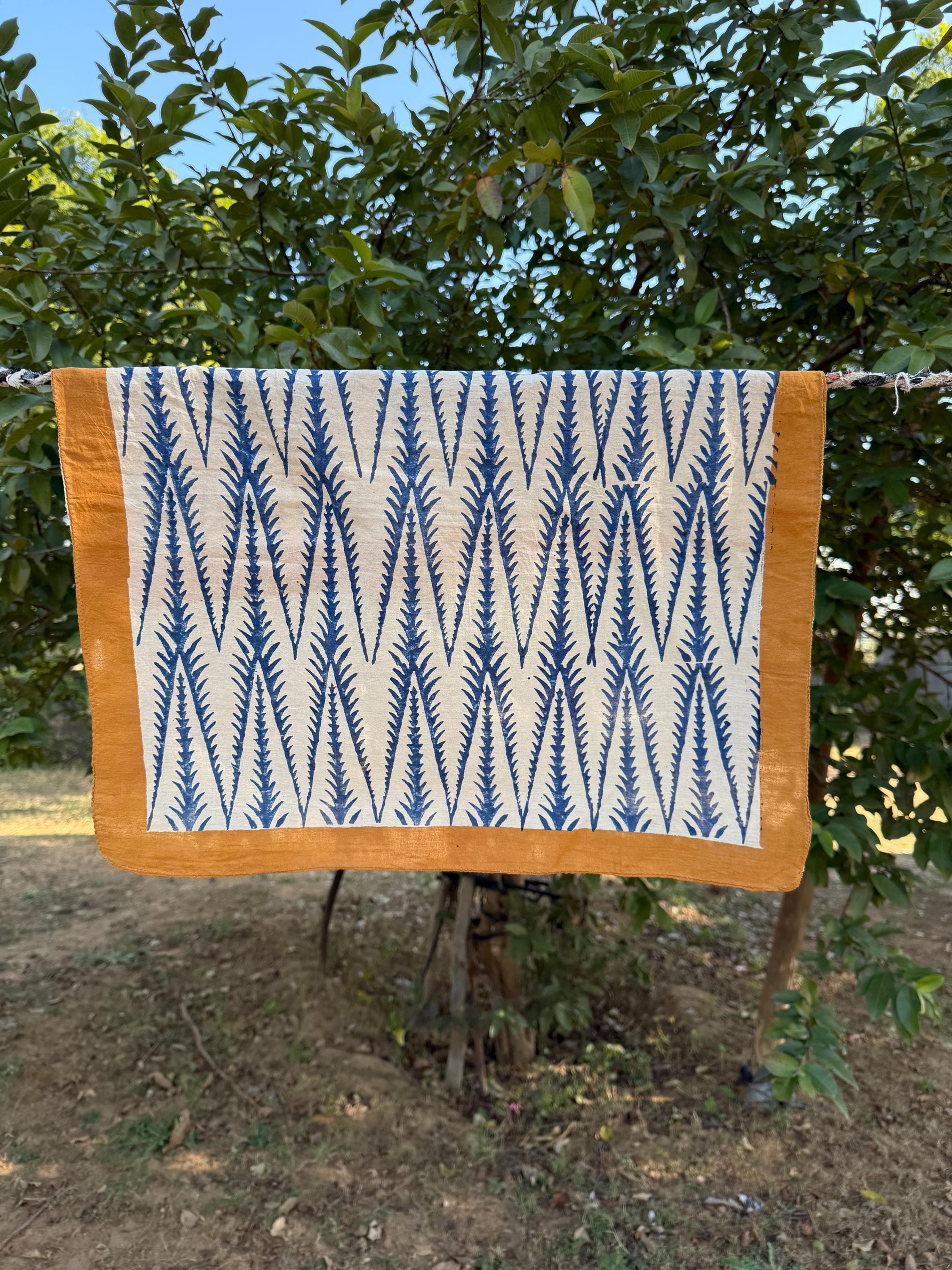 Pack of 7 Hand Block Print Cotton Bandana, Boho Head Scarf, Handmade Indian Bandana, Unisex Neckerchief, Festival Hair Scarf - image 5