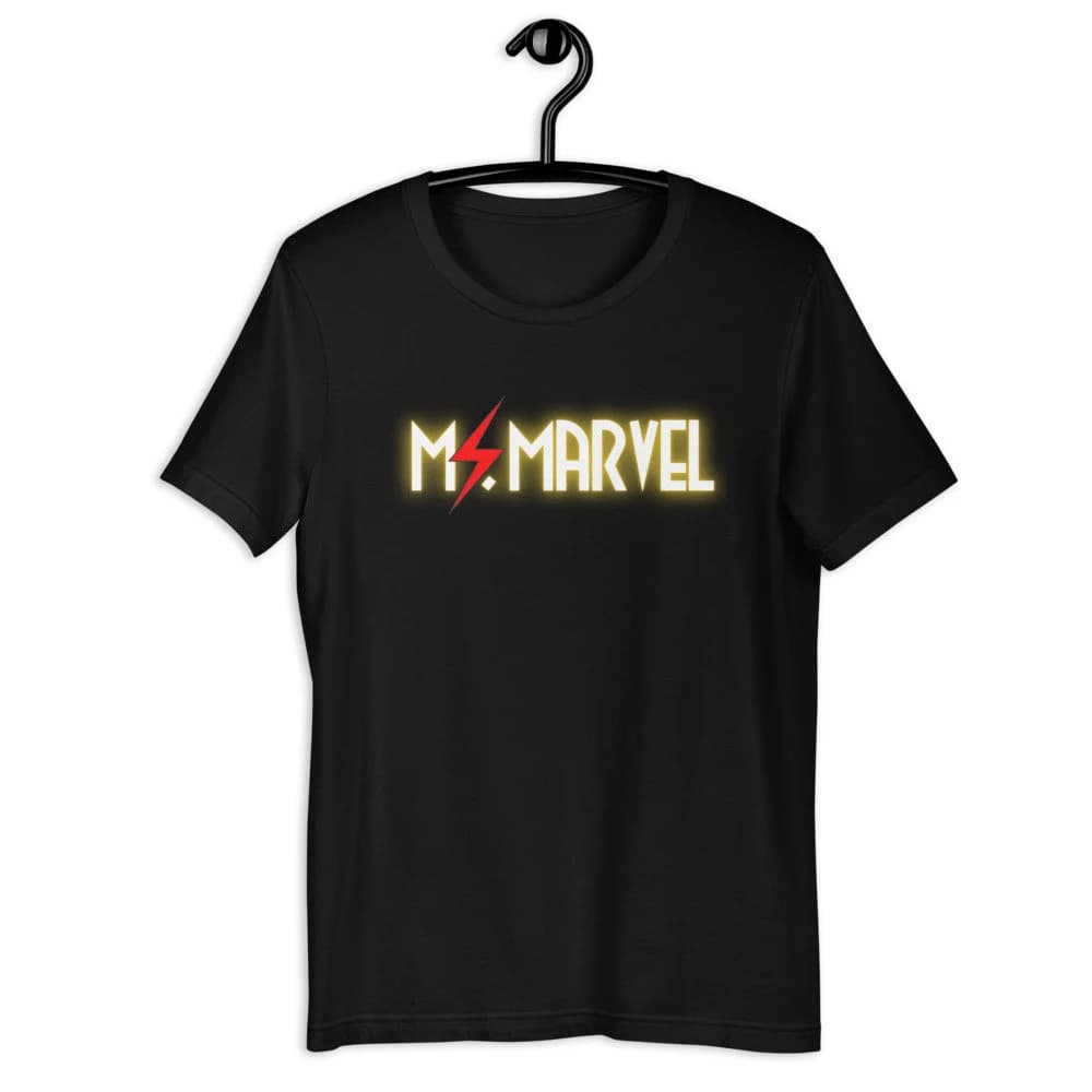 Ms. Marvel Inspired Lightning Bolt Icon Graphic T-Shirt | Miss Marvel | Pakistani Hero | Kamala Khan | Comic Book | Avengers Logo Shirt - image 2