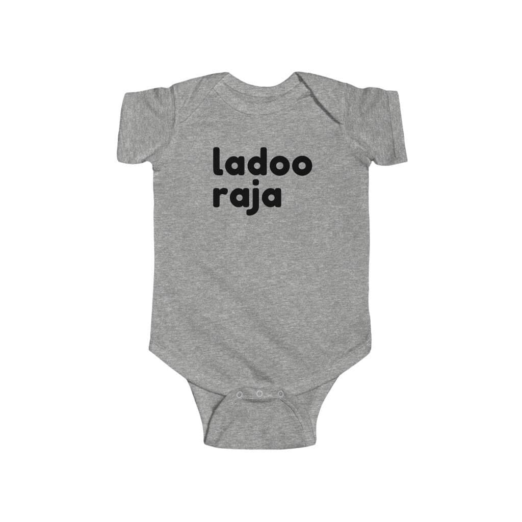Desi Ladoo Raja Baby Onesie | Cute Baby Onesie | Funny Foodie Indian Punjabi Pakistani Giuju Baby Onesie | Mother's Day | Father's Day Gift - image 4