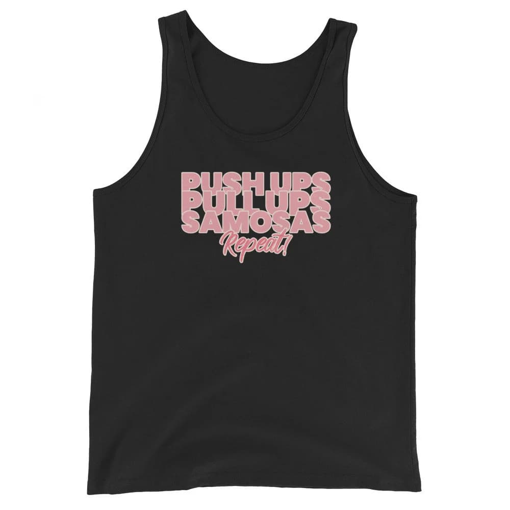 Desi Athletic Apparel | Foodie Fitness Shirt | Indian Pakistani Punjabi Tank Tops | South Asian Fitness Clothes |Active Wear Sleeveless Tank - image 2